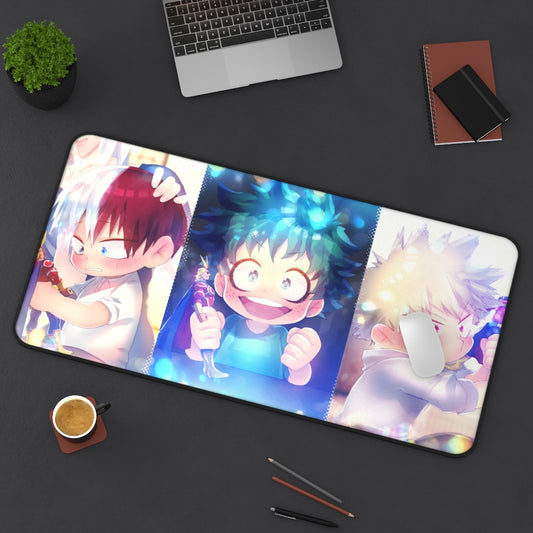 My Hero Academia Mouse Pad / Desk mat - three rivals - The Mouse Pads Ninja 31" × 15.5" Home Decor