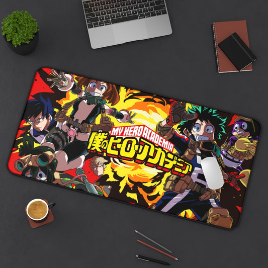 My Hero Academia Large Mouse Pad - All Characters - The Mouse Pads Ninja 31" × 15.5" Home Decor