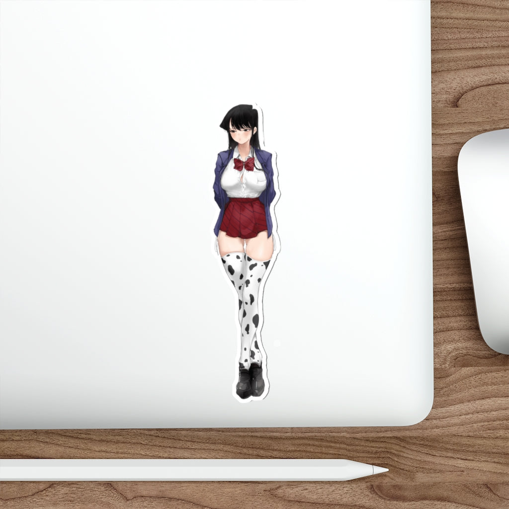 Komi San Sexy School Girl Waterproof Sticker - Ecchi Vinyl Decal – The  Mouse Pads Ninja