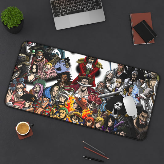One Piece All Characters - One Piece Non-Slip Mouse Pad / Desk Mat - The Mouse Pads Ninja 31" × 15.5" Home Decor