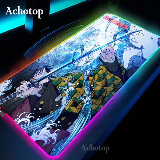 Anime Demon Slayer Mousepad Gaming Mouse Pad RGB -Giyu Tomioka