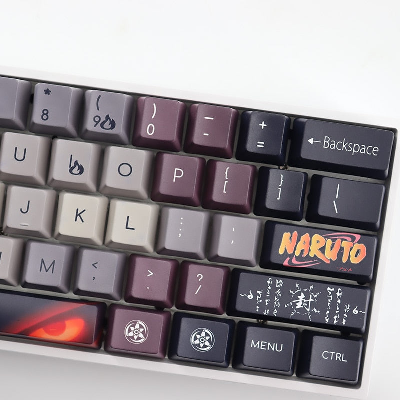 Naruto Tailed Beasts 108 Keycap Set | Naruto Manga/Anime | PBT Sublimation OEM Height For Cherry MX Switch