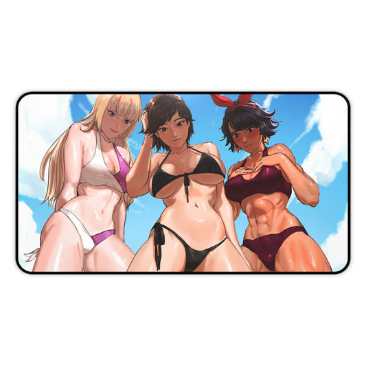 Tekken Bikini Waifus Desk Mat - Non Slip Mousepad