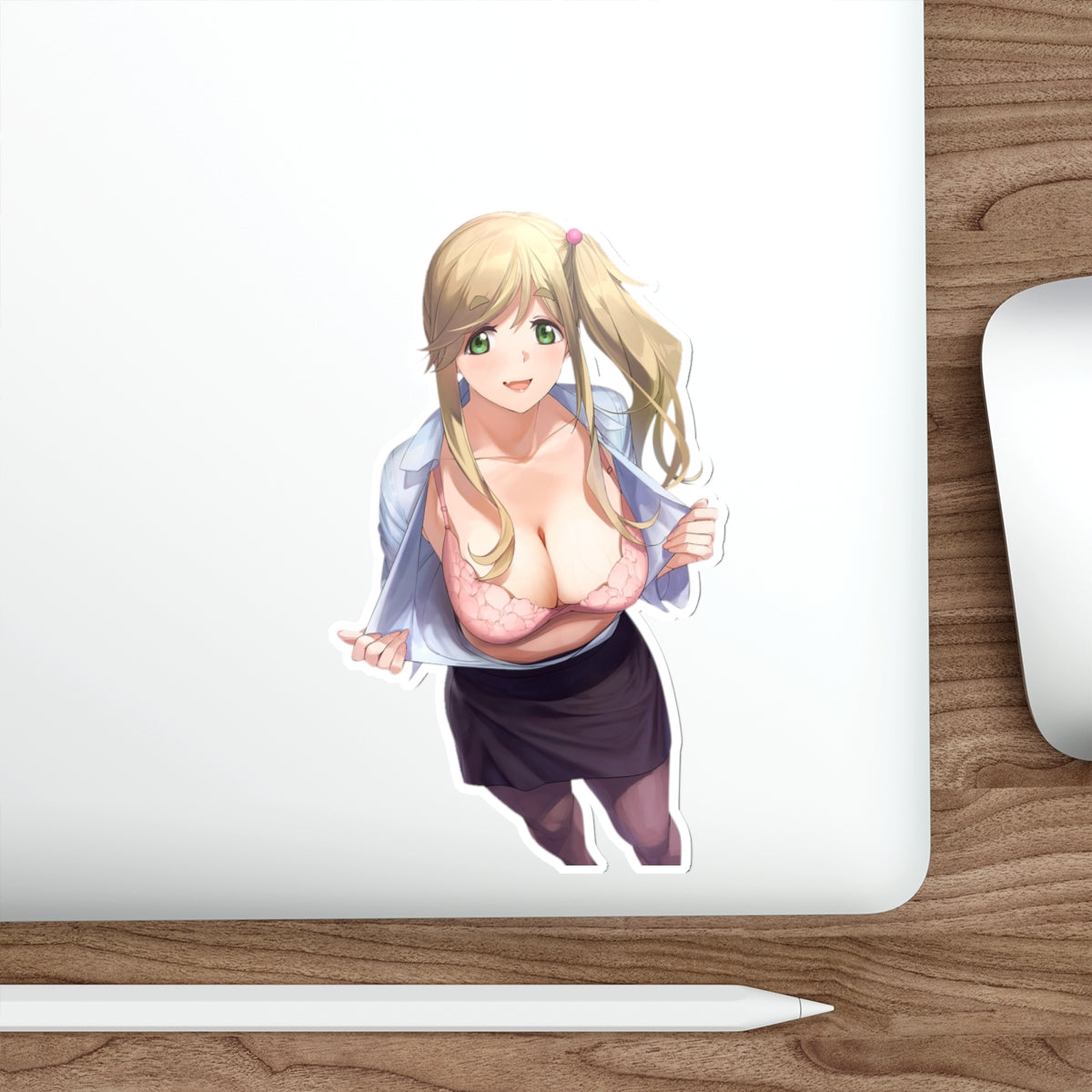 Yuru Camp Waterproof Sticker - Laid Back Camp Anime Decal - Sexy School Teacher Aoi Inuyama - Ecchi Car Decal - Yurucamp Laptop Sticker