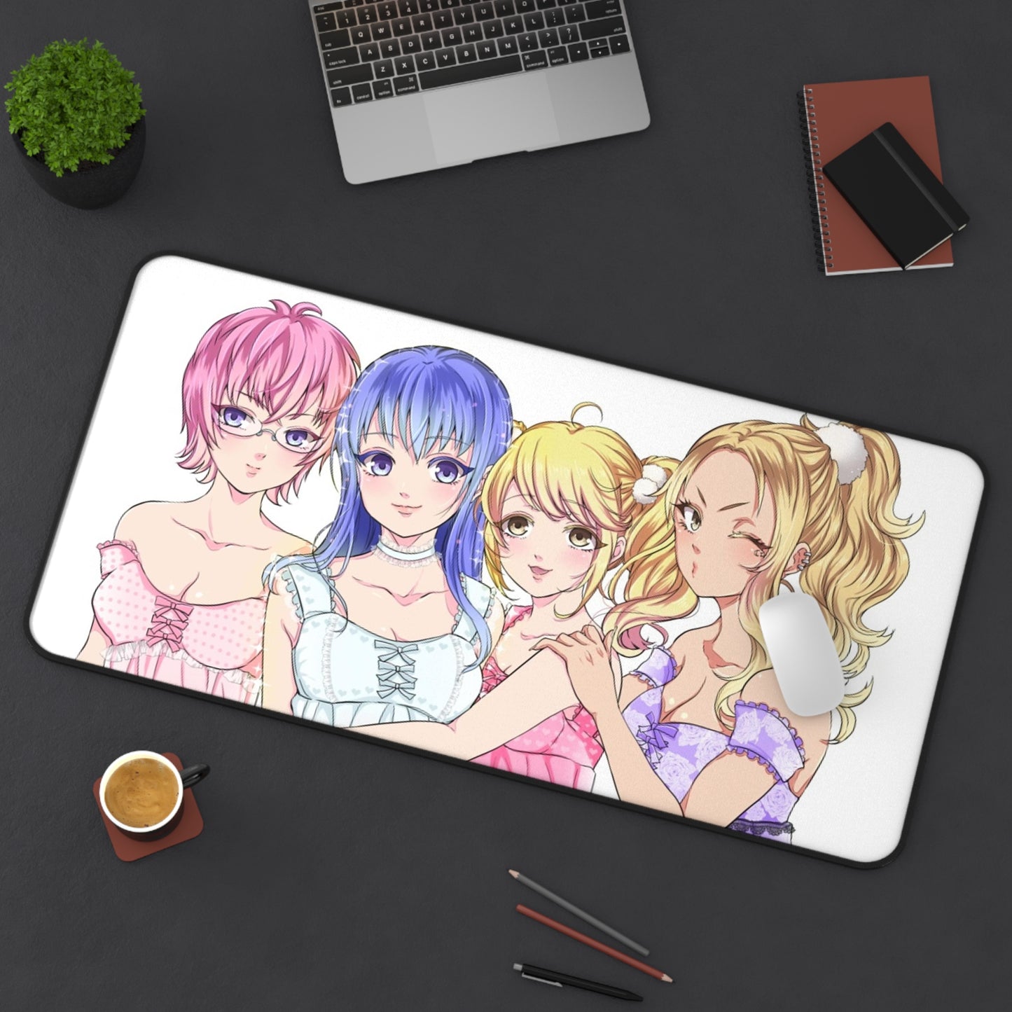 The Disastrous Life of Saiki K Desk Mat - All Waifus Anime Mousepad - Non Slip Manga Playmat