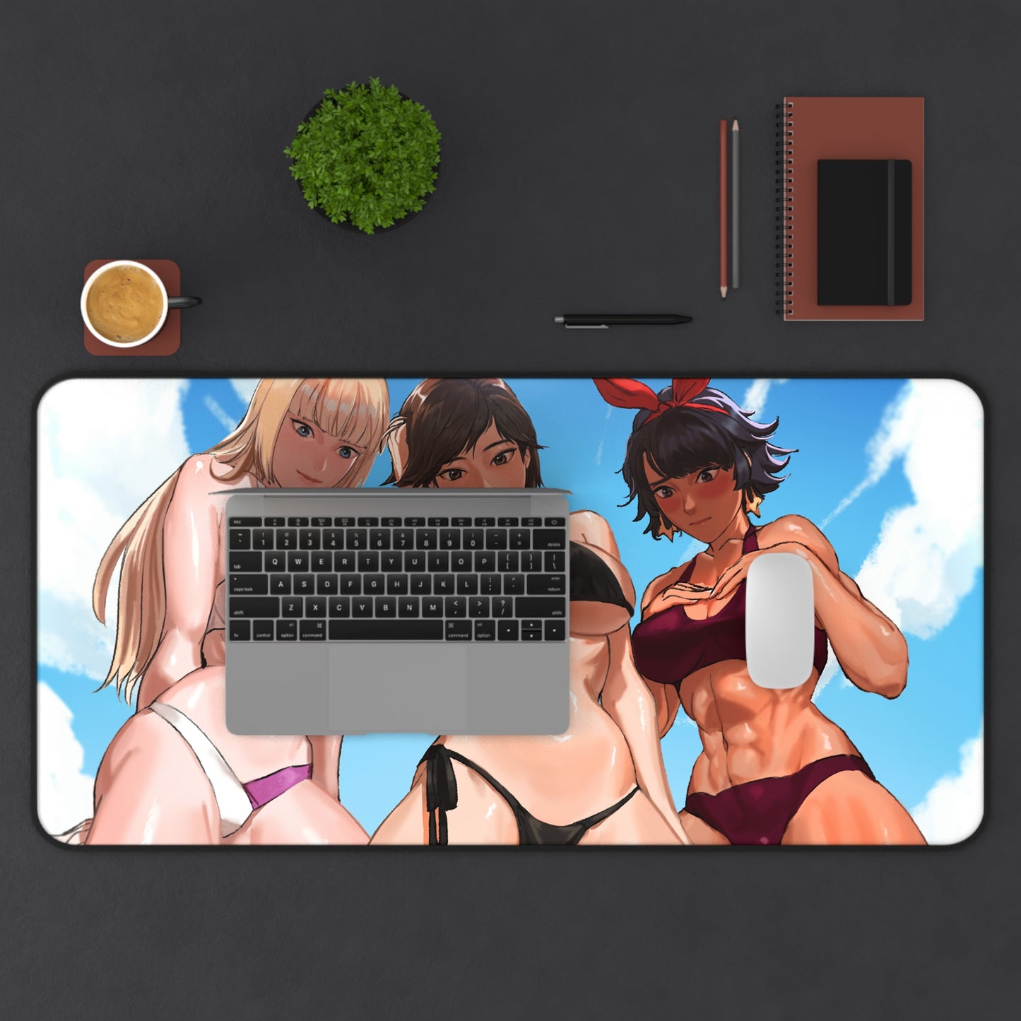 Tekken Bikini Waifus Desk Mat - Non Slip Mousepad