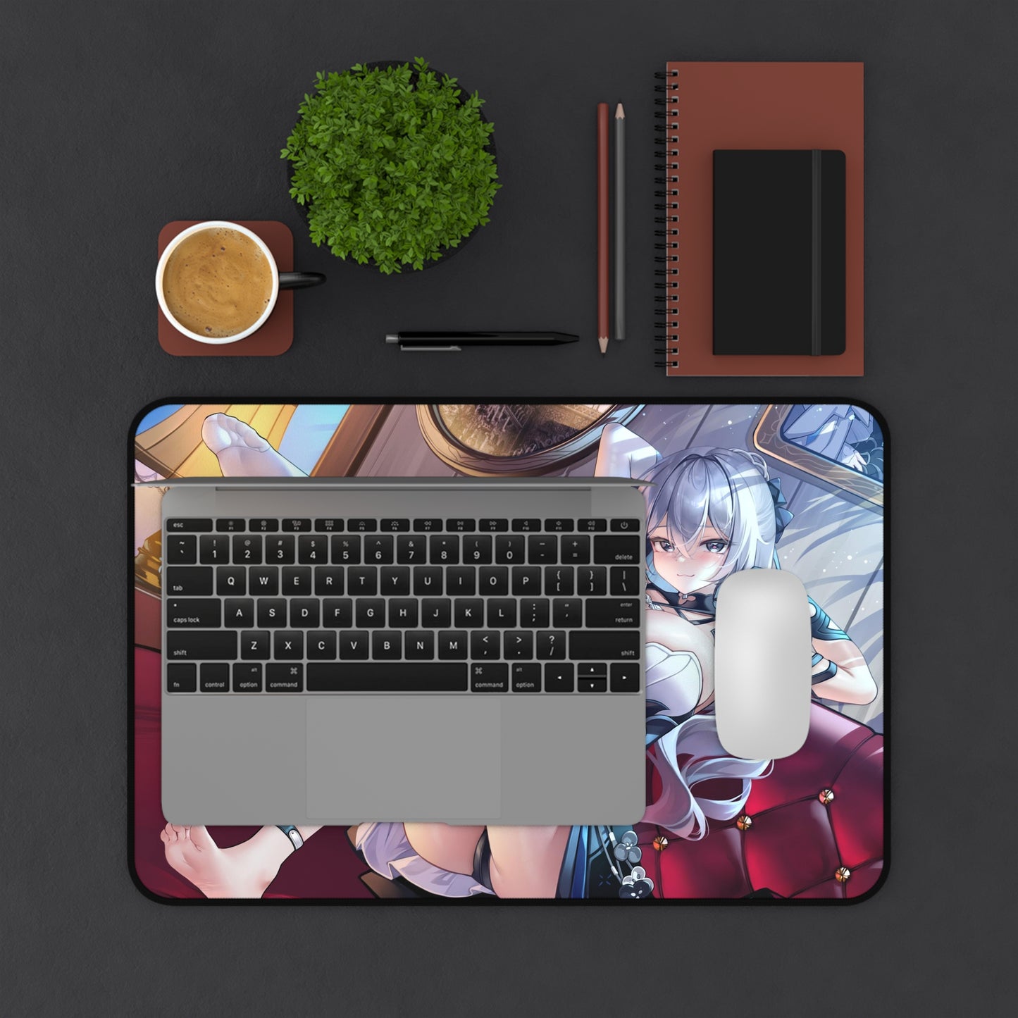 Bronya Zaychik Honkai Impact 3rd Ecchi Desk Mat - XXL Gaming Mousepad - Nonslip Card Playmat