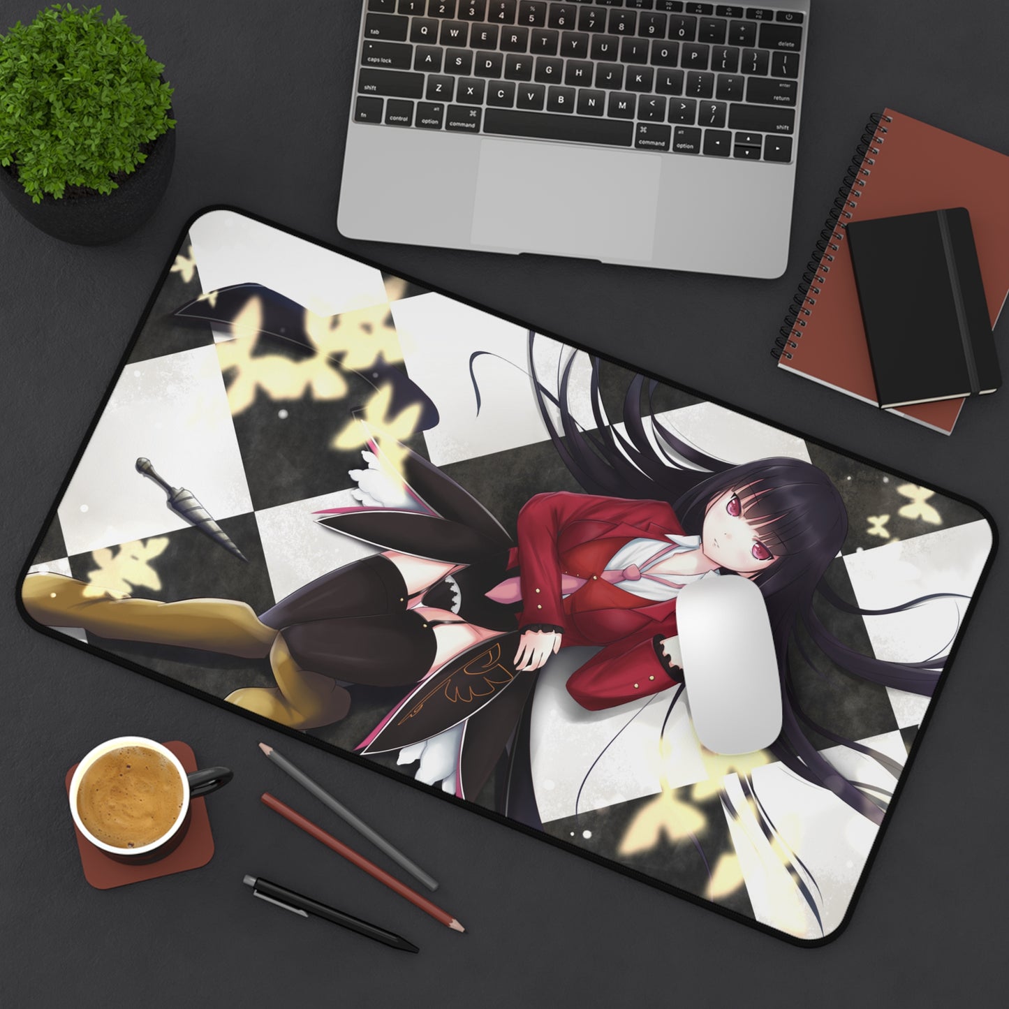 Umineko When They Cry Desk Mat - Lucifer Gaming Mousepad - Non Slip Visual Novel Dojin Playmat - Umineko no Naku Koro ni