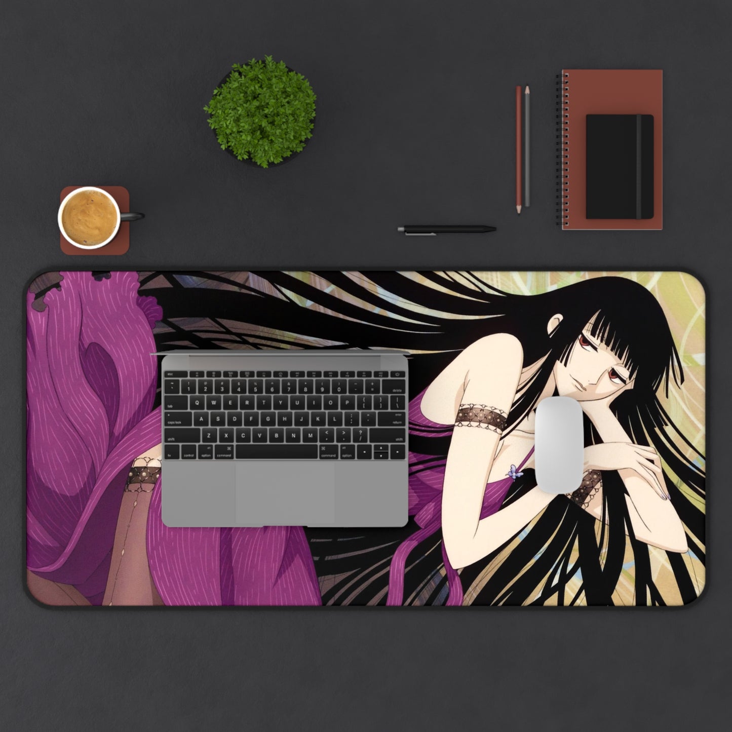 xxxHolic Desk Mat - Waifu Yuuko Ichihara - XXL Anime Mousepad - Non Slip Clamp Manga Playmat