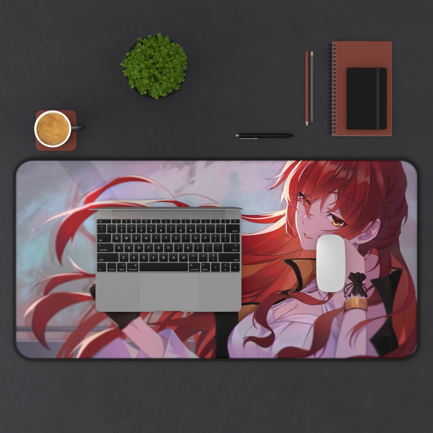 Himeko Honkai Star Rail Desk Mat - XXL Gaming Mousepad - Nonslip Card Playmat