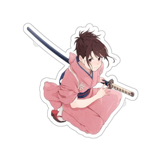 Gintama Tae Shimura Waterproof Sticker - Anime Premium Vinyl Decal - Gin Tama Car Decal