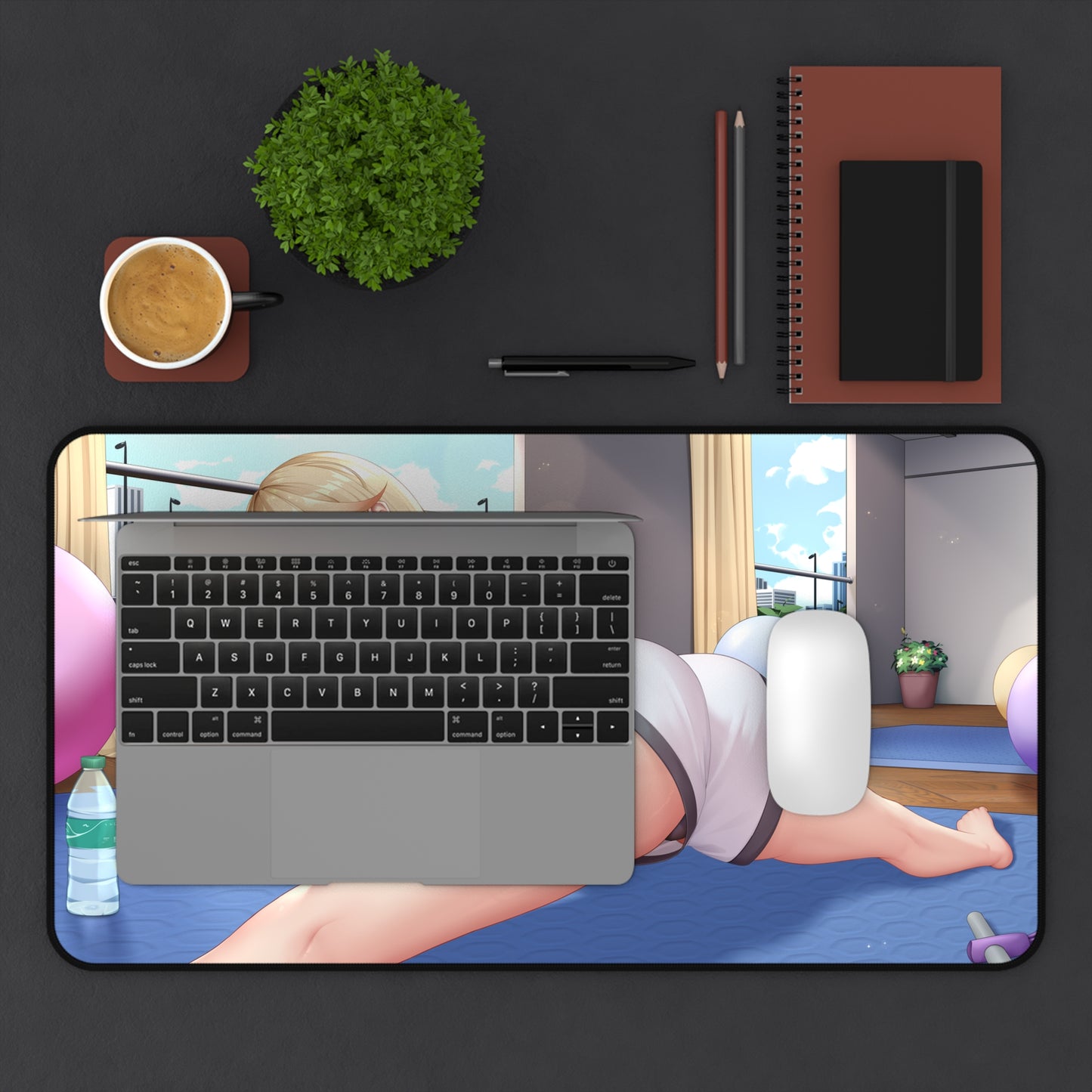 Bianka Durandal Ataegina Honkai Impact 3rd Ecchi Sexy Gym Fitness Desk Mat - XXL Gaming Mousepad - Nonslip Card Playmat