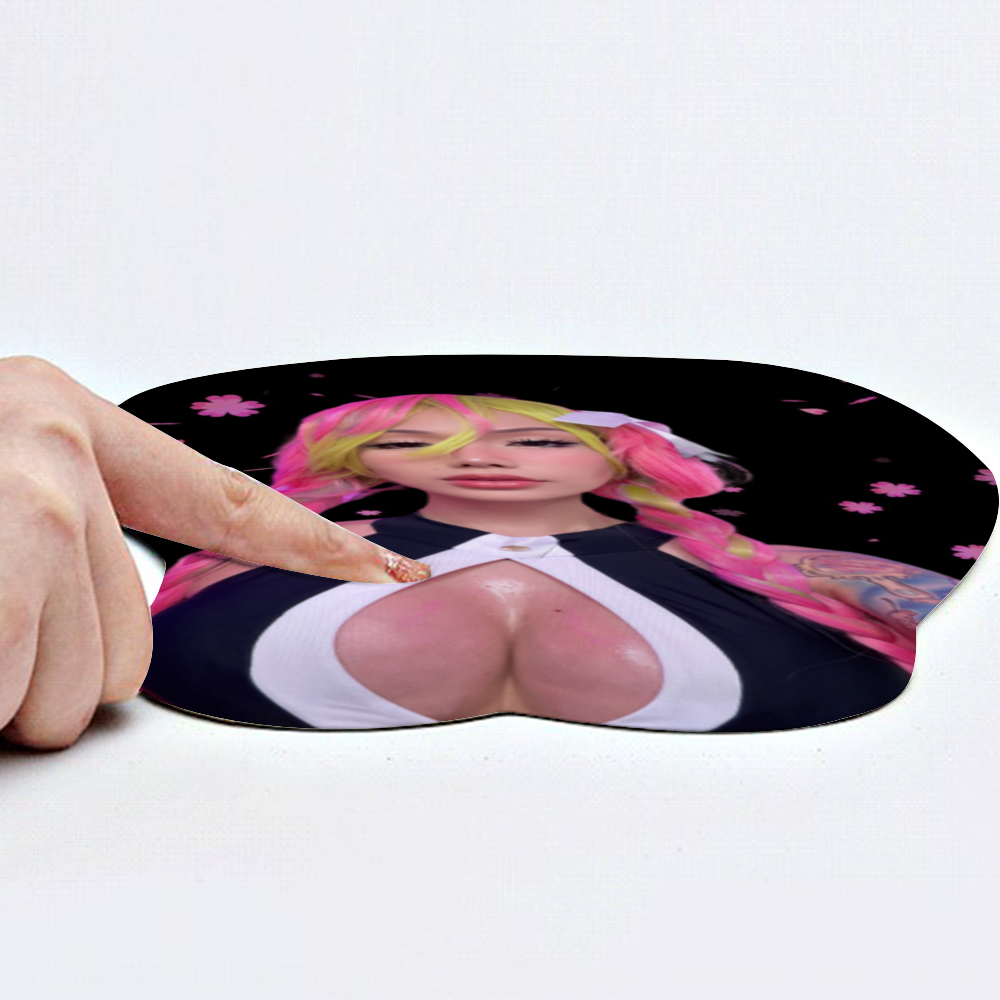 KeeraJaide - Oppai Mousepad with Wrist Support Silicone Mouse Pad