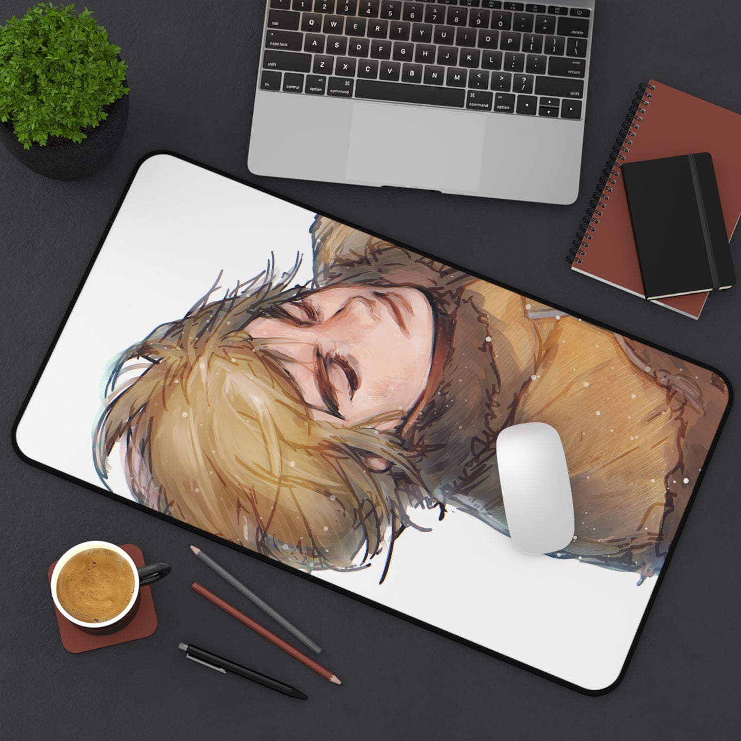 Vinland Saga Desk Mat - Thorfinn Anime Mousepad - XXL Gaming Mousepad - Non Slip Manga Playmat - Viking Gift