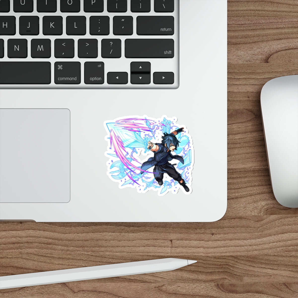 FFXV Waterproof Sticker - Noctis Warp Premium Gaming Vinyl Car Decal - Final Fantasy 15 Sticker Window Decal