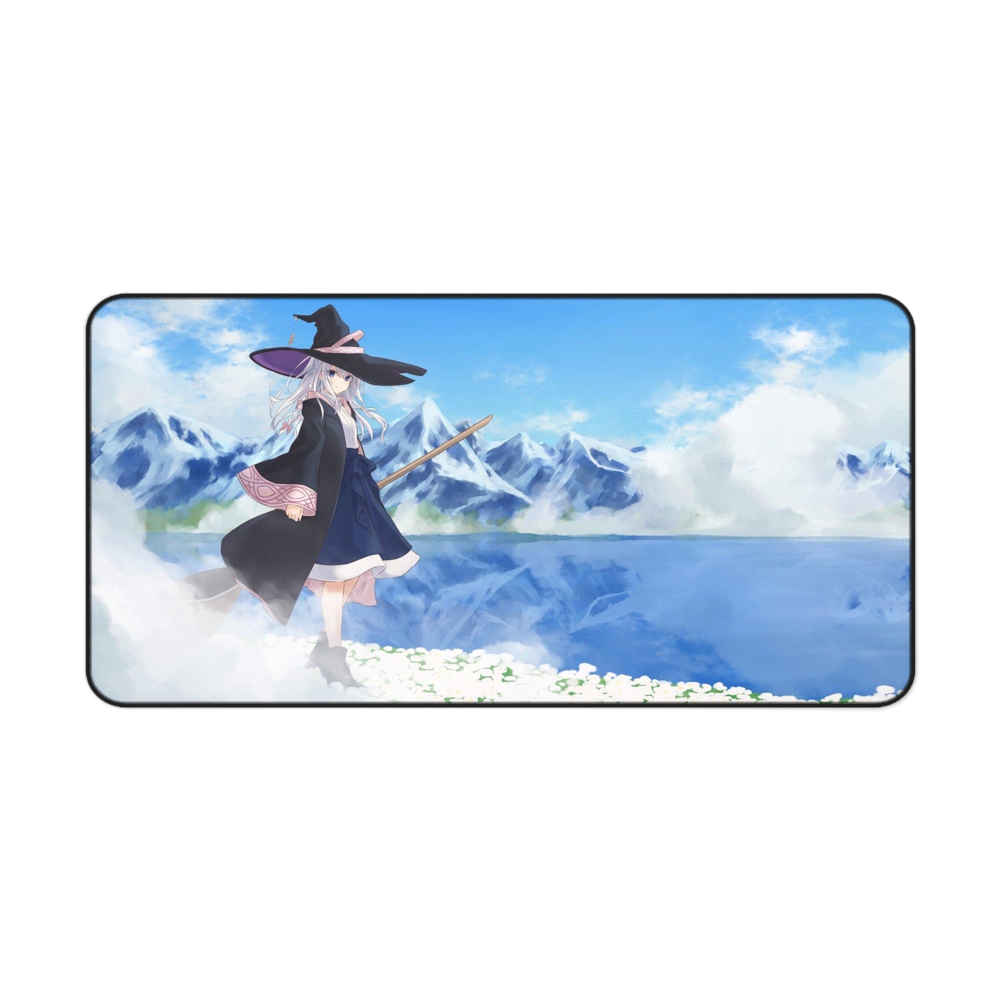 Wandering Witch The Journey of Elaina Desk Mat - XXL Anime Mousepad - Non Slip Gamer Playmat - Kawaii Gift