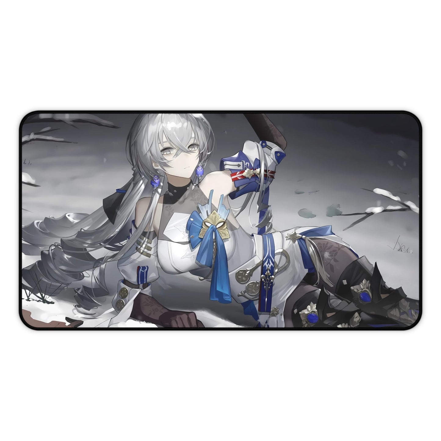 Bronya Rand Honkai Star Rail Desk Mat - XXL Gaming Mousepad - Nonslip Card Playmat