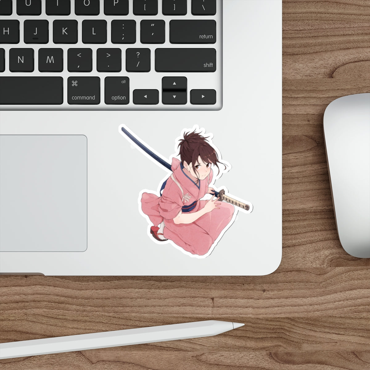 Gintama Tae Shimura Waterproof Sticker - Anime Premium Vinyl Decal - Gin Tama Car Decal