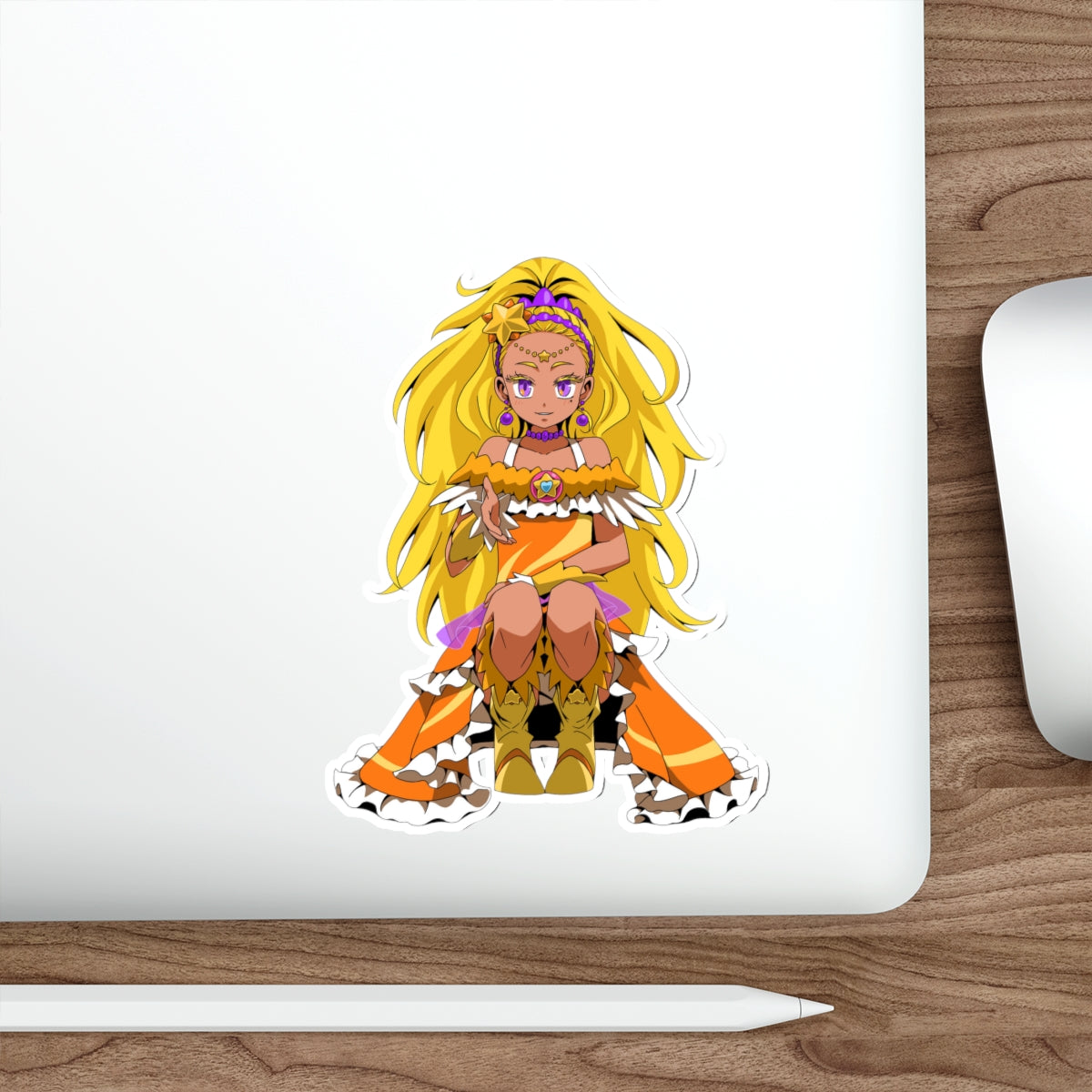 Pretty Cure Waterproof Sticker - Amamiya Elena Cure Soleil Anime Vinyl Decal