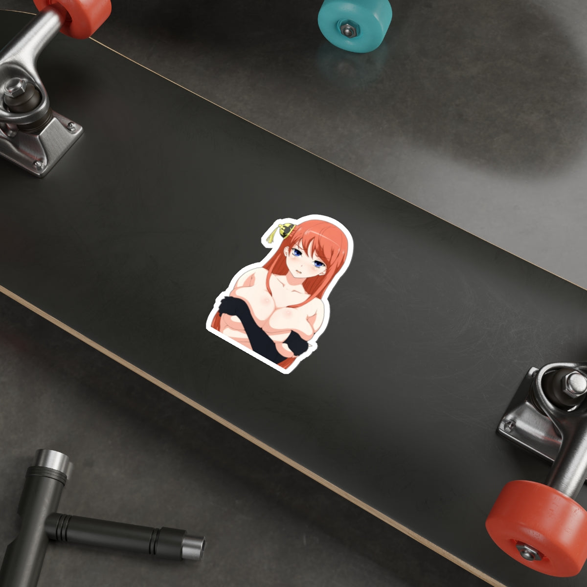 Gintama Kagura Waterproof Sticker - Ecchi Waifu Big Boobs Premium Vinyl Decal - Gin Tama Car Decal