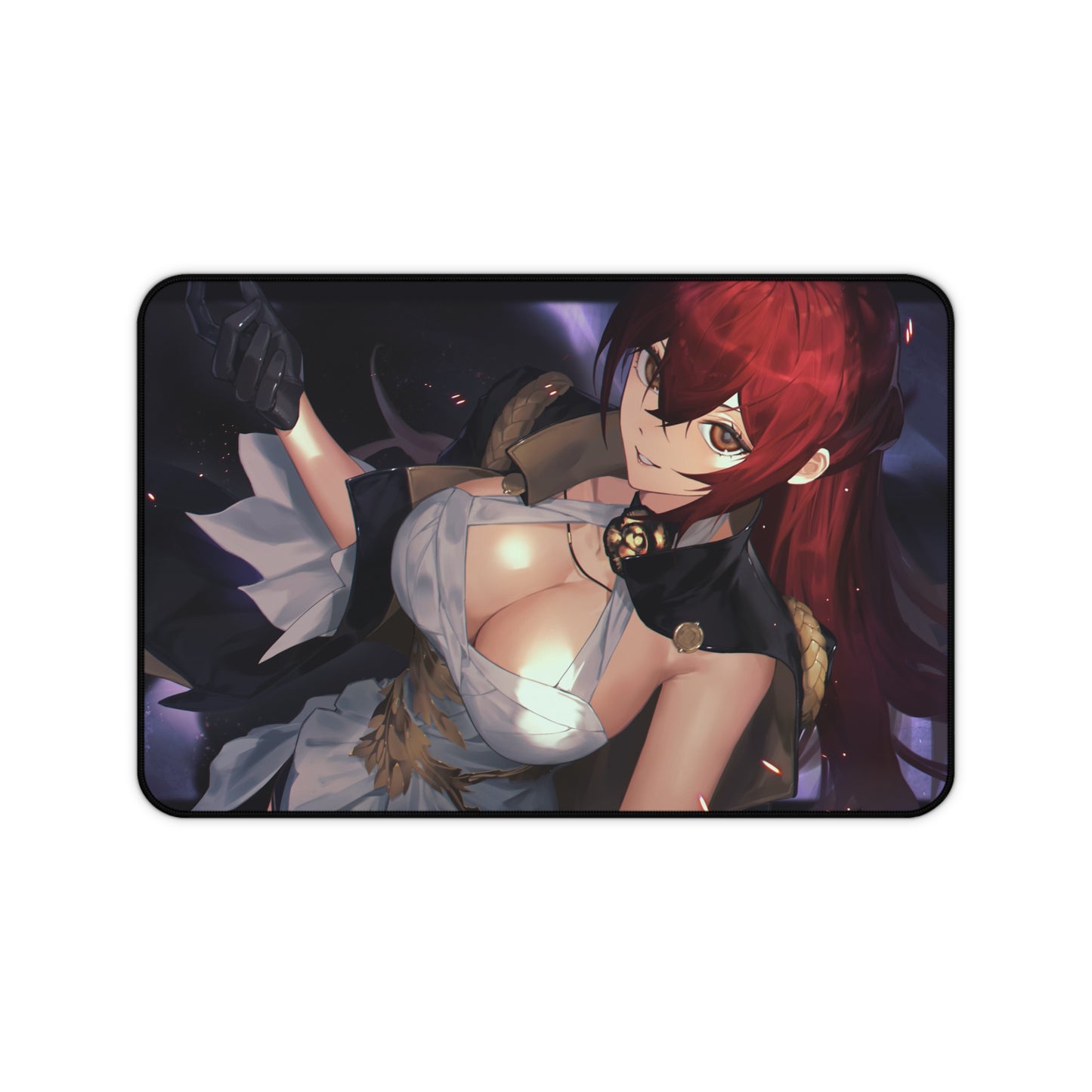 Himeko Boobs Honkai Star Rail Desk Mat - XXL Gaming Mousepad - Nonslip Card Playmat