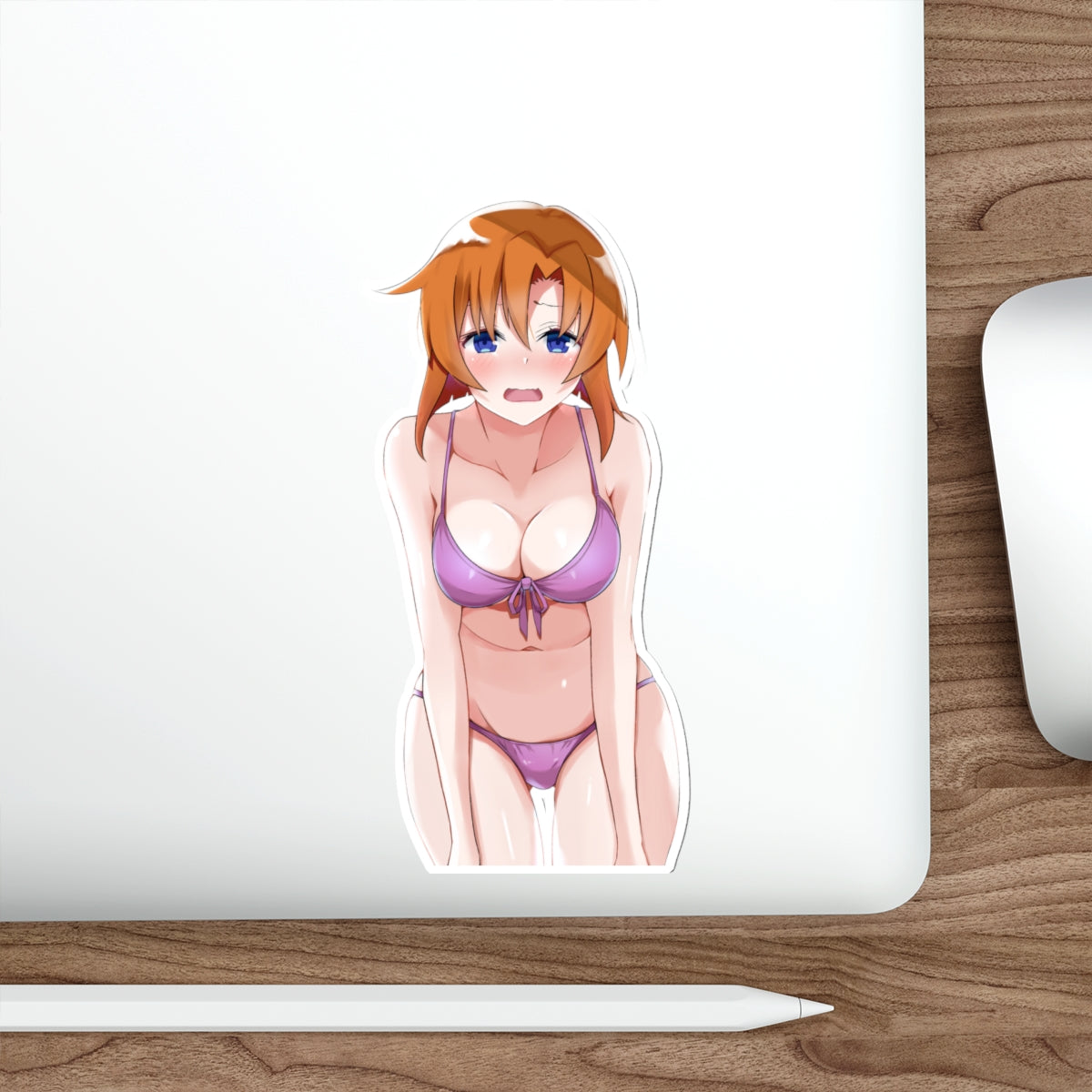 Higurashi When They Cry Waterproof Sticker - Rena Lingerie Ecchi Premium Anime Vinyl Decal