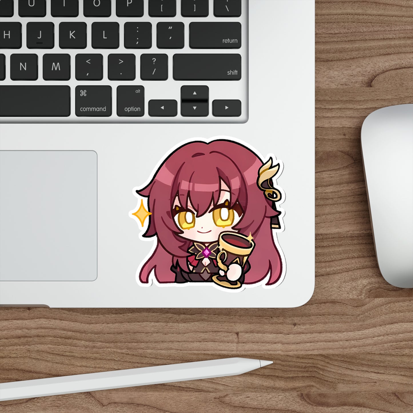 Chibi Eden Honkai Impact 3rd Waterproof Sticker - Premium Gaming Vinyl Car Decal