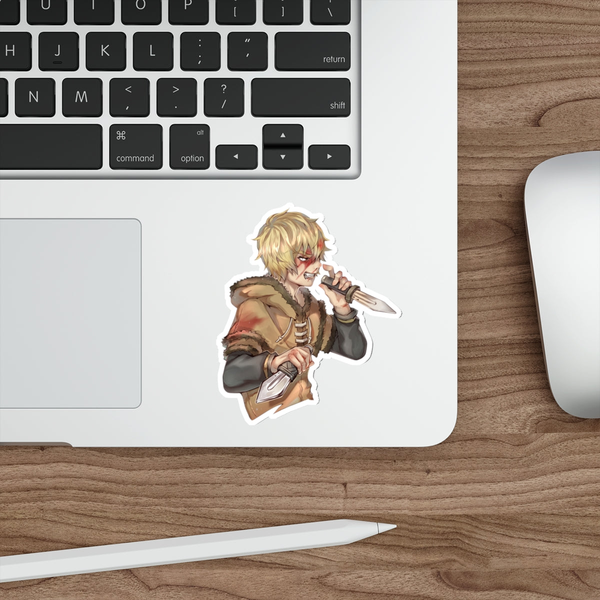 Vinland Saga Sticker - Thorfinn Fighter Anime Vinyl Decal - Waterproof Car Decal - Laptop Sticker - Manga Decal