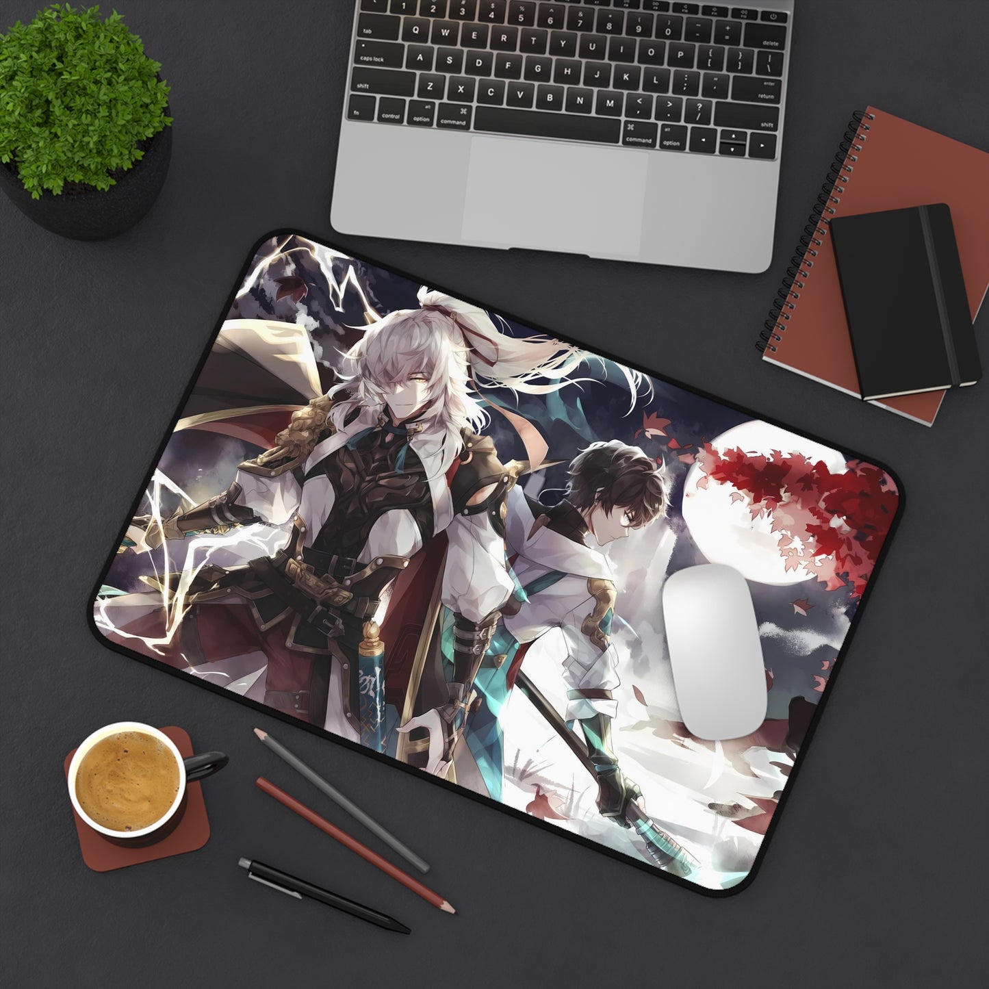 Danheng and Jing Yuan Honkai Star Rail Desk Mat - XXL Gaming Mousepad - Nonslip Card Playmat