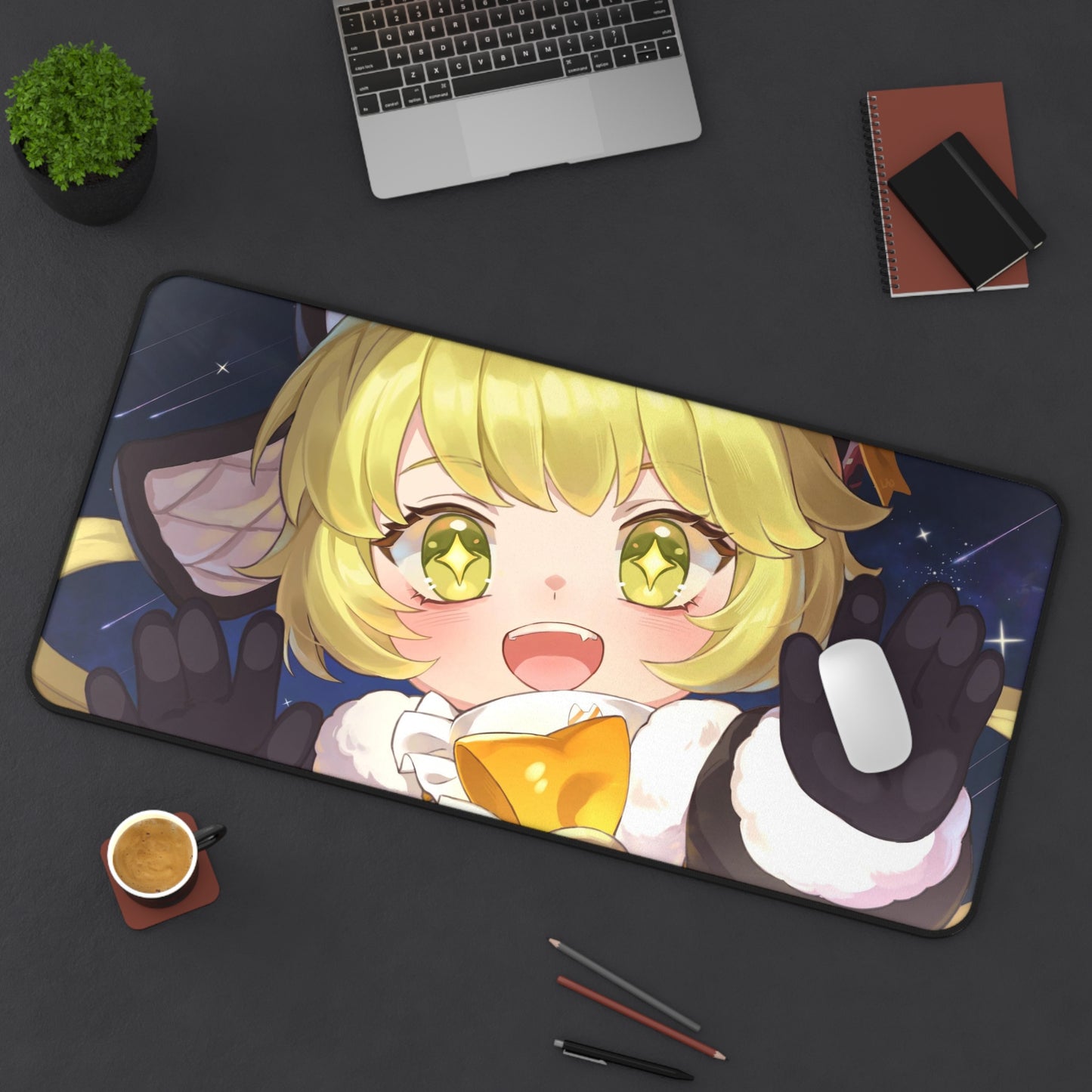 Kawaii Hook Honkai Star Rail Desk Mat - XXL Gaming Mousepad - Nonslip Card Playmat