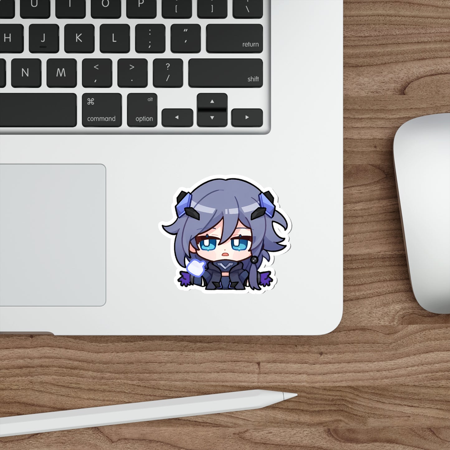 Fu Hua Honkai Impact 3rd Chibi Emote Waterproof Sticker - Premium Gaming Vinyl Car Decal