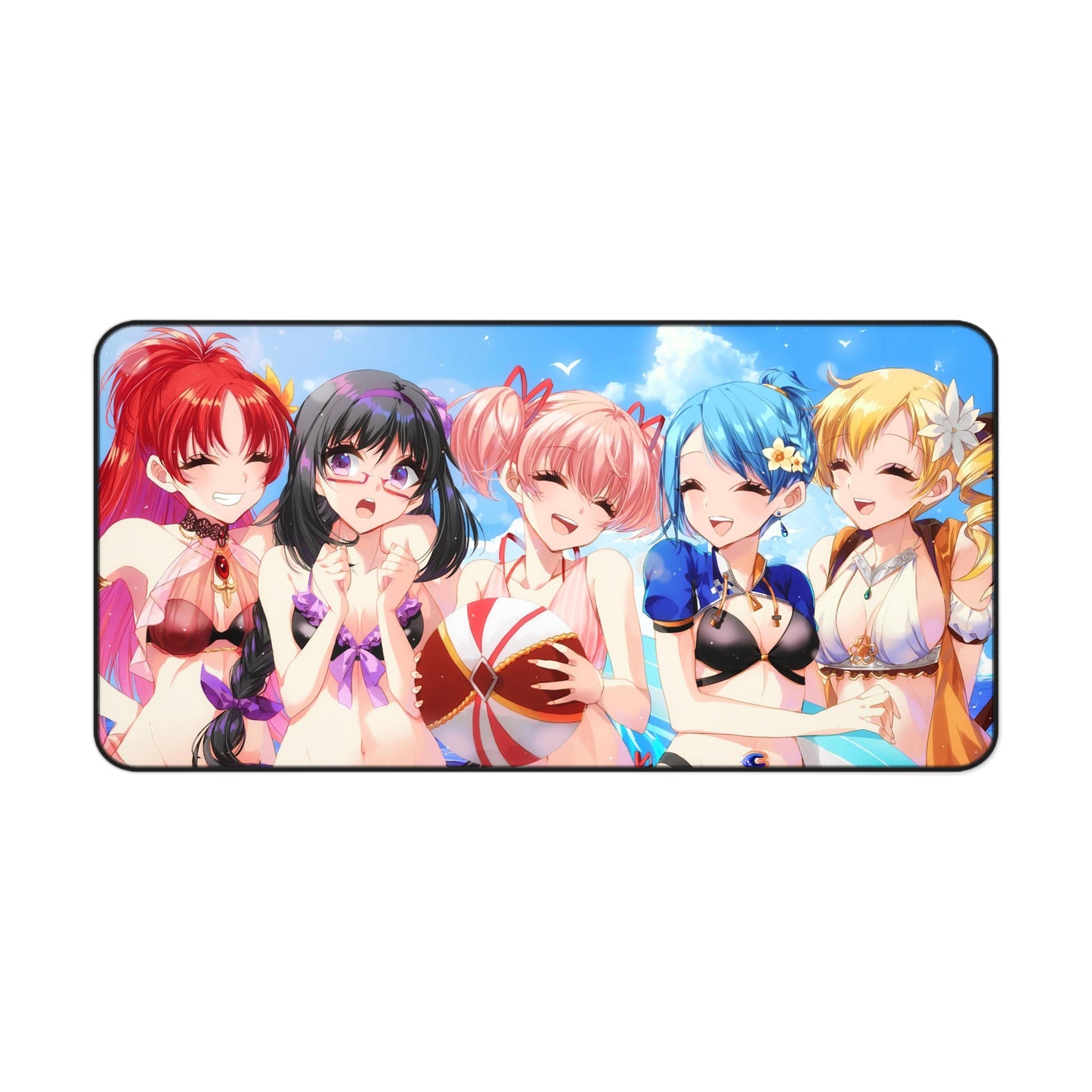 Puella Magi Madoka Magica Sexy Mousepad - Bikini Waifus XXL Anime Desk Mat - Ecchi Desk Pad