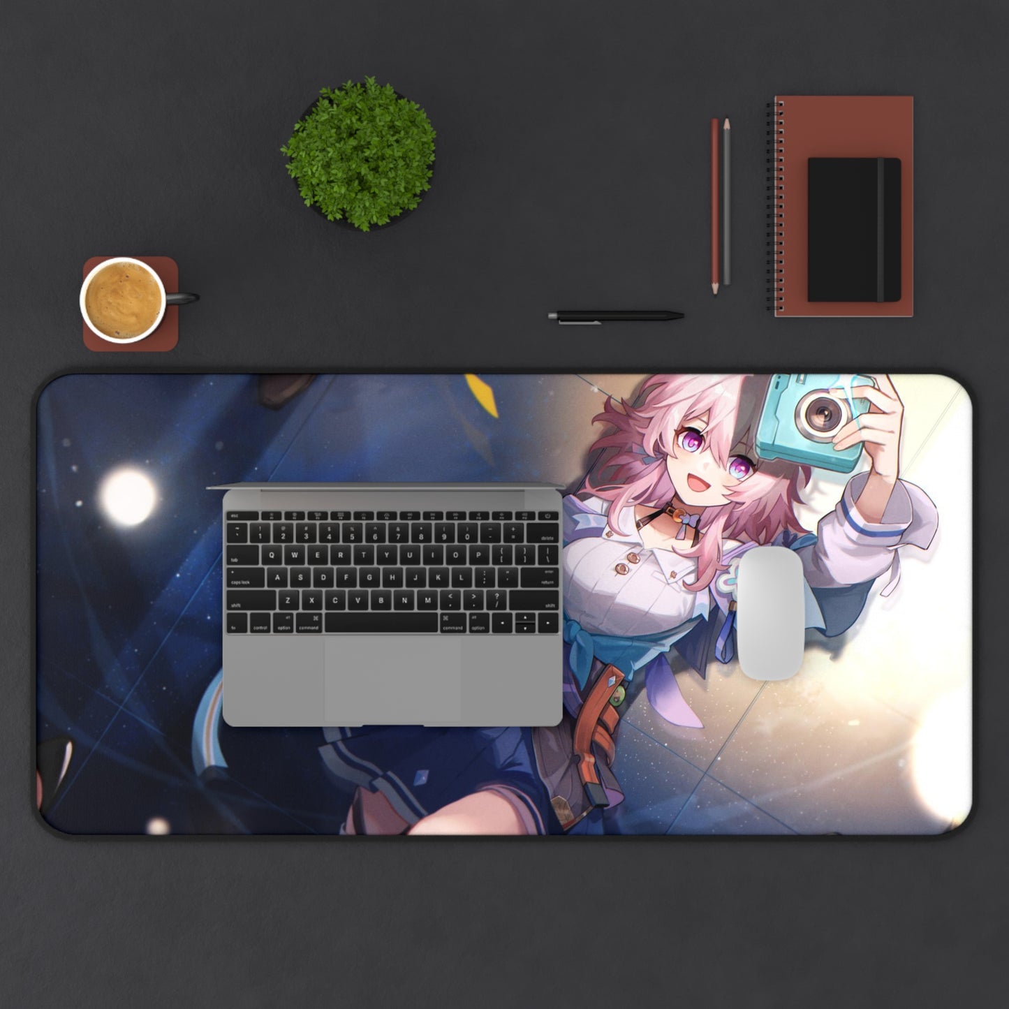 March 7Th Camera Honkai Star Rail Desk Mat - XXL Gaming Mousepad - Nonslip Card Playmat