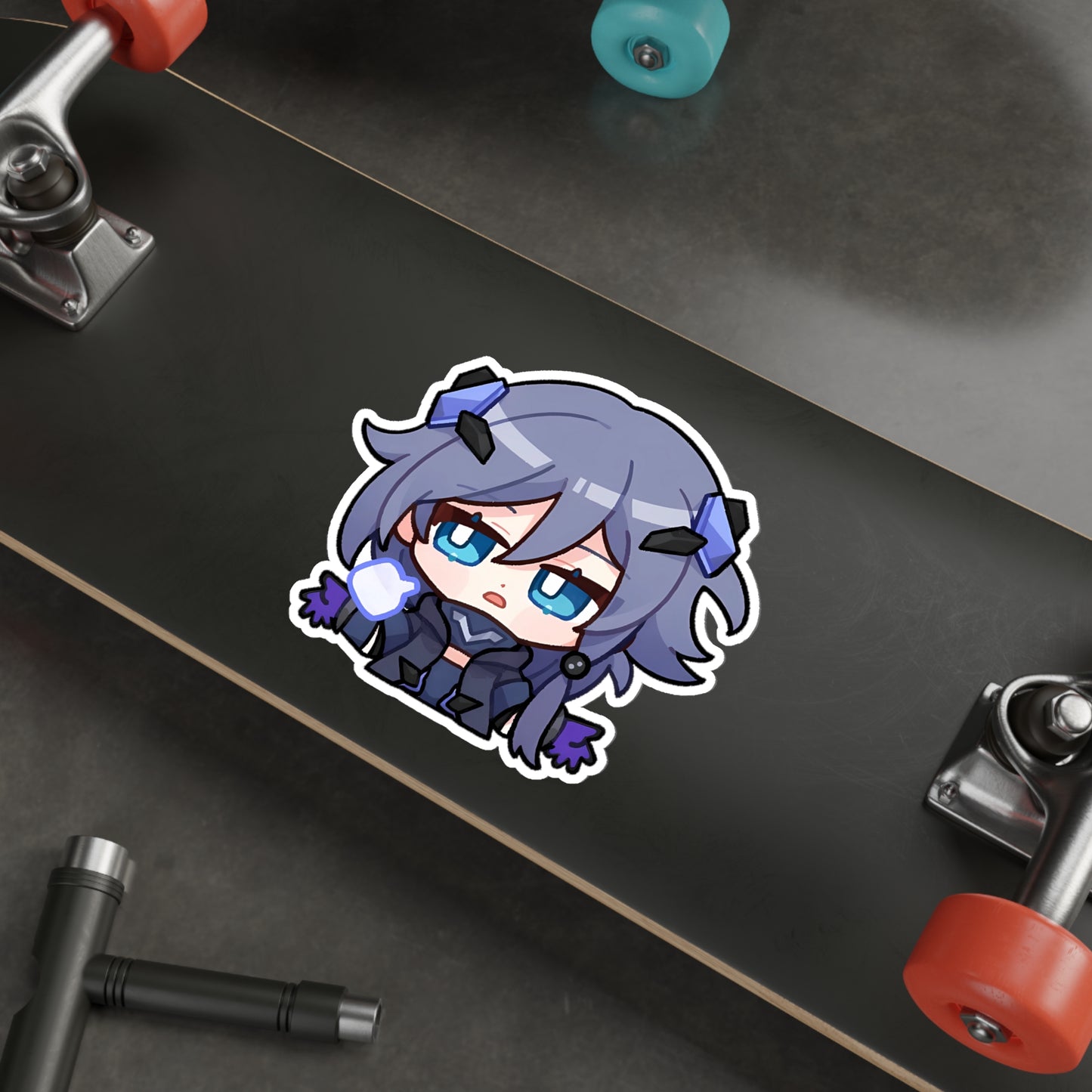 Fu Hua Honkai Impact 3rd Chibi Emote Waterproof Sticker - Premium Gaming Vinyl Car Decal