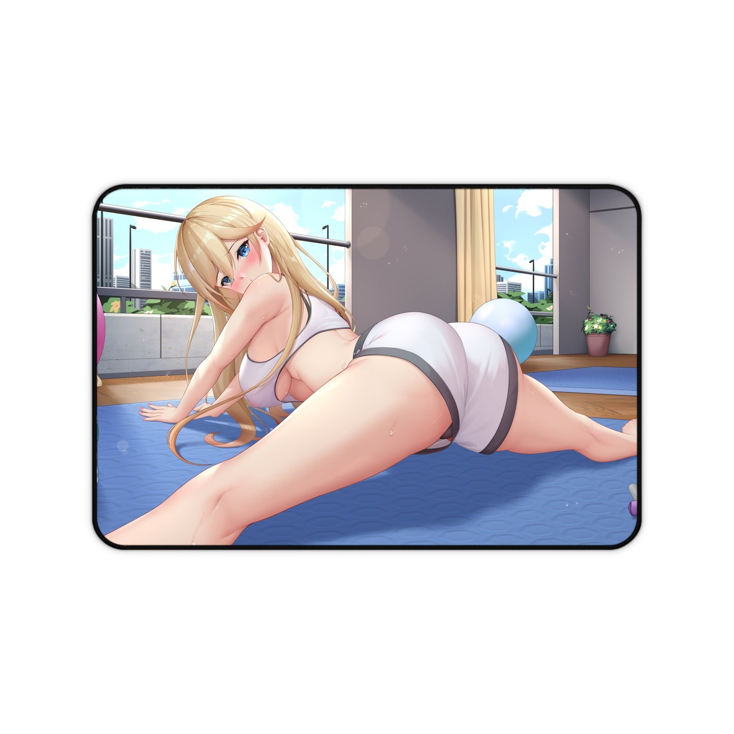 Bianka Durandal Ataegina Honkai Impact 3rd Ecchi Sexy Gym Fitness Desk Mat - XXL Gaming Mousepad - Nonslip Card Playmat