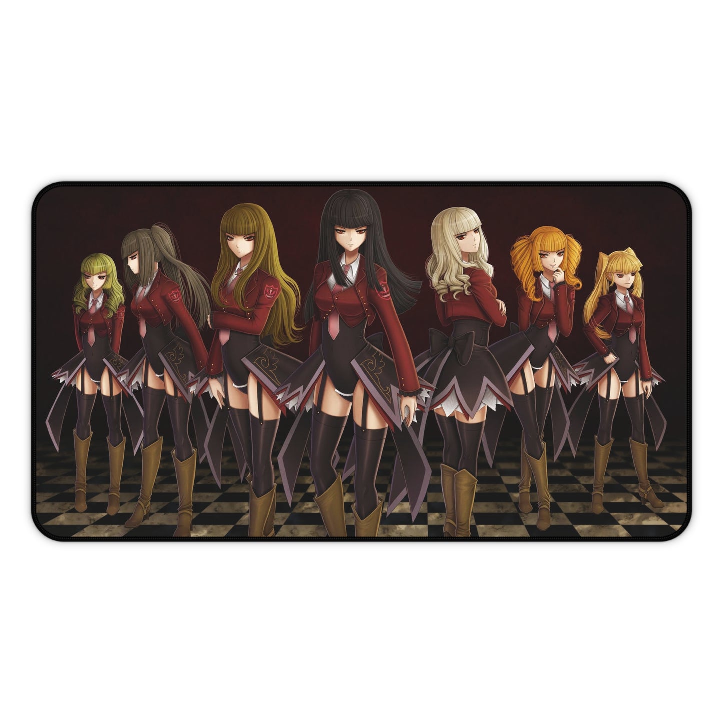 Umineko When They Cry Desk Mat - Sisters of Purgatory Mousepad - Gaming Visual Novel Dojin Playmat - Umineko no Naku Koro ni