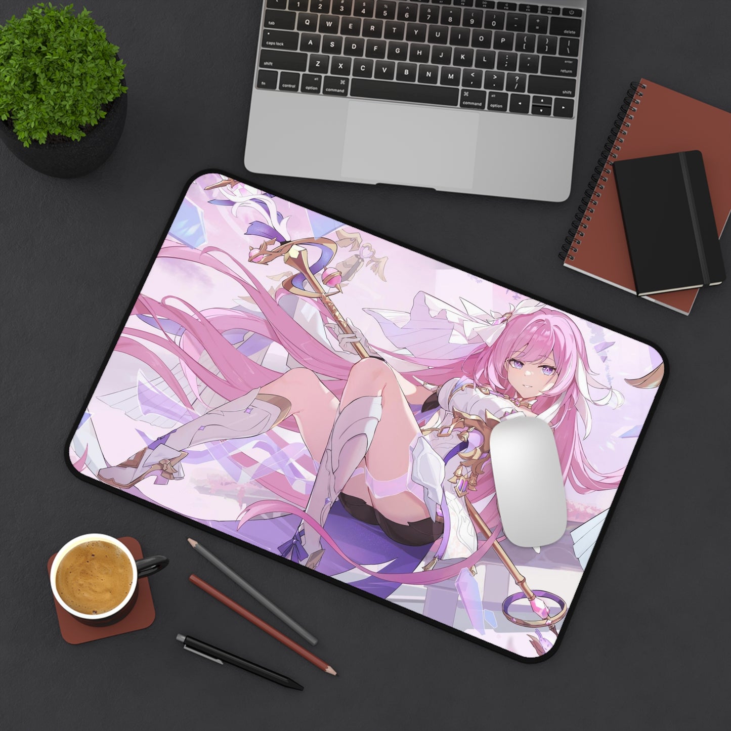 Elysia Honkai Impact 3rd Desk Mat - XXL Gaming Mousepad - Nonslip Card Playmat