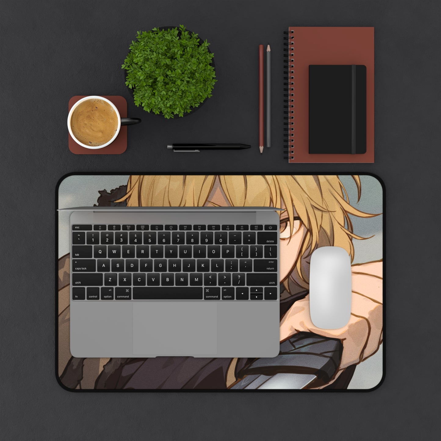 Vinland Saga Thorfinn Desk Mat - Viking Anime Mousepad - XXL Gaming Mousepad - Non Slip Manga Playmat - Norse Gift