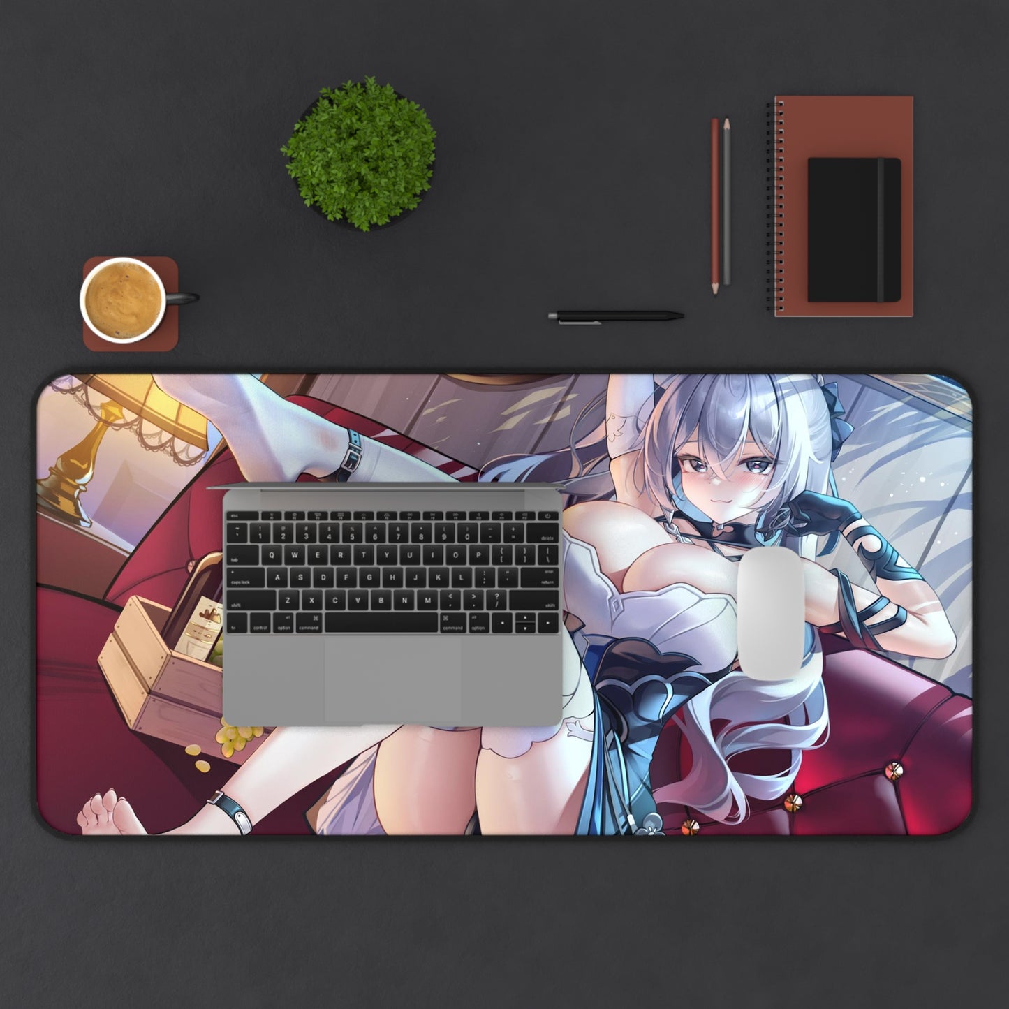 Bronya Zaychik Honkai Impact 3rd Ecchi Desk Mat - XXL Gaming Mousepad - Nonslip Card Playmat