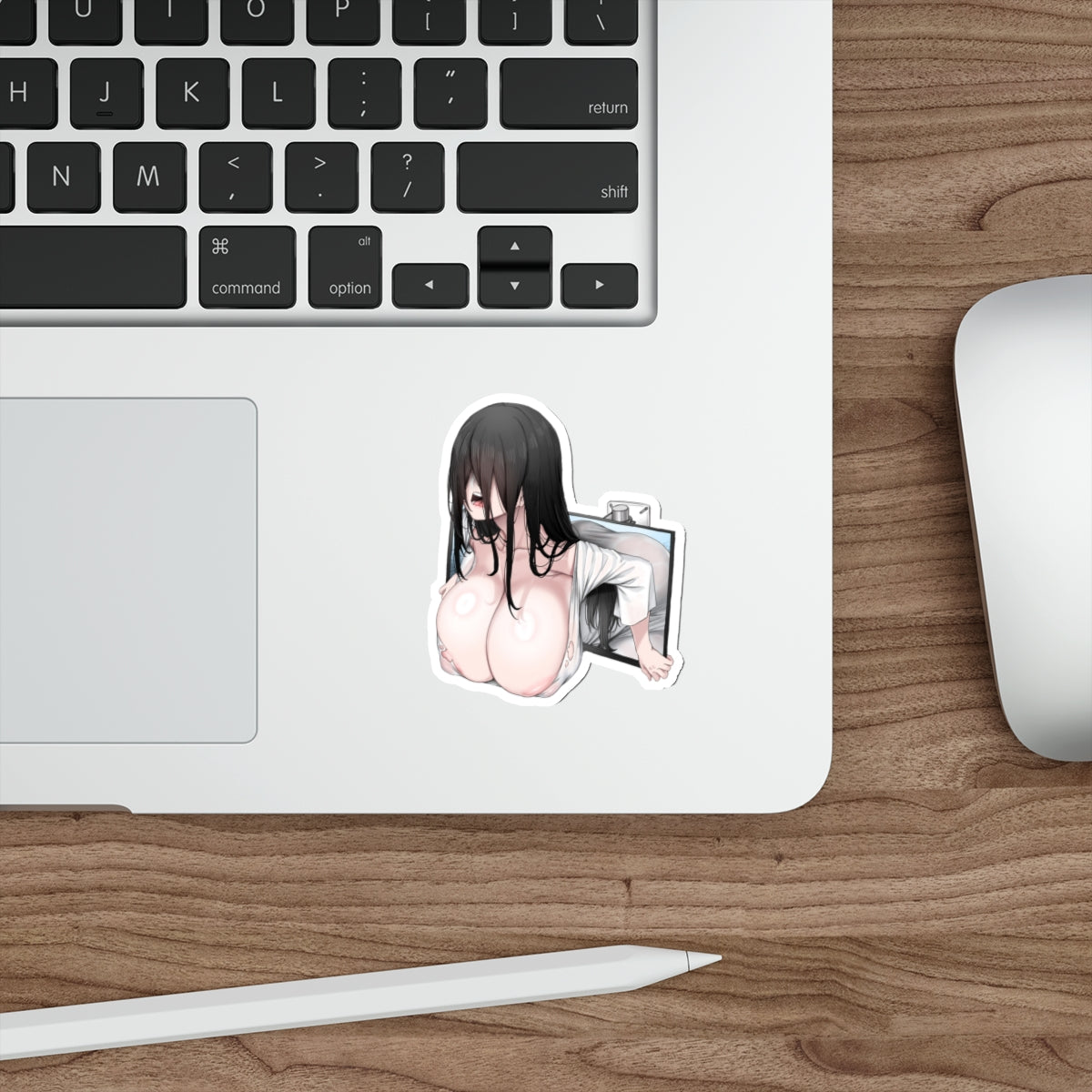 Thick Boobs Sadako Waterproof Sticker - Ecchi Vinyl Decal