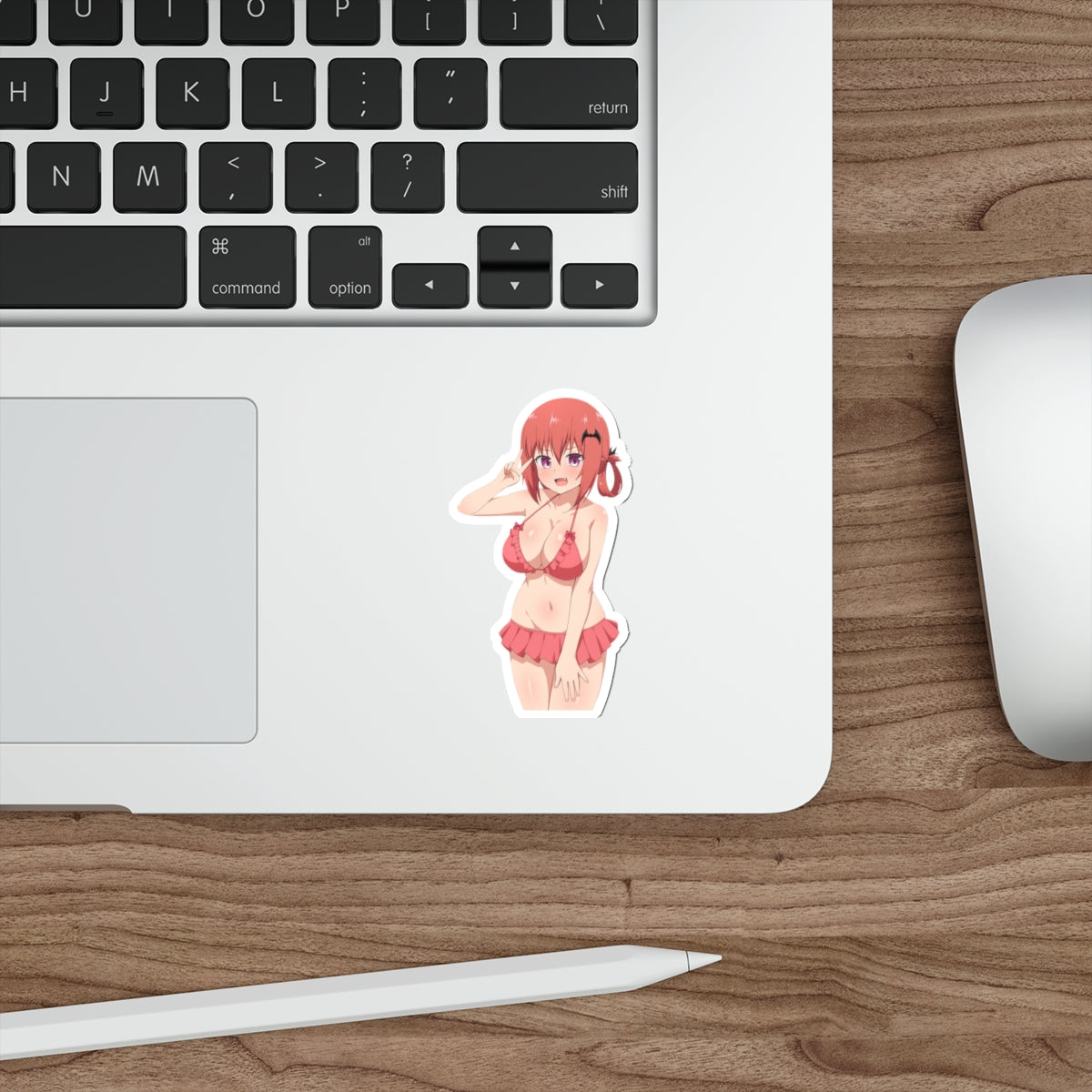 Gabriel Dropout Waterproof Sticker - Sexy Bikini Satania Gaming Vinyl Decal - Anime Waifu Car Decal - Laptop Sticker