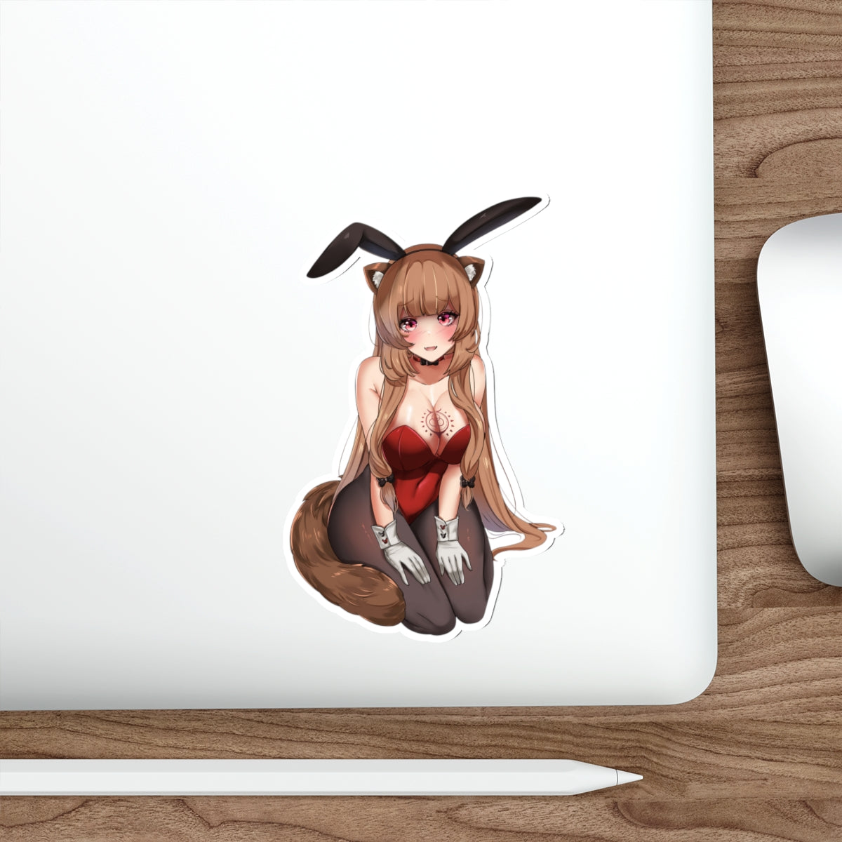 The Rising of the Shield Hero Waterproof Sticker - Sexy Bunny Raphtalia Anime Vinyl Decal - Car Bumper Sticker - Ecchi Laptop Sticker