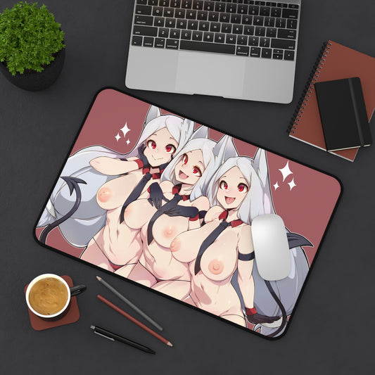 Cerberus Helltaker Boobs Desk Mat - Ecchi Mousepad - MTG Playmat