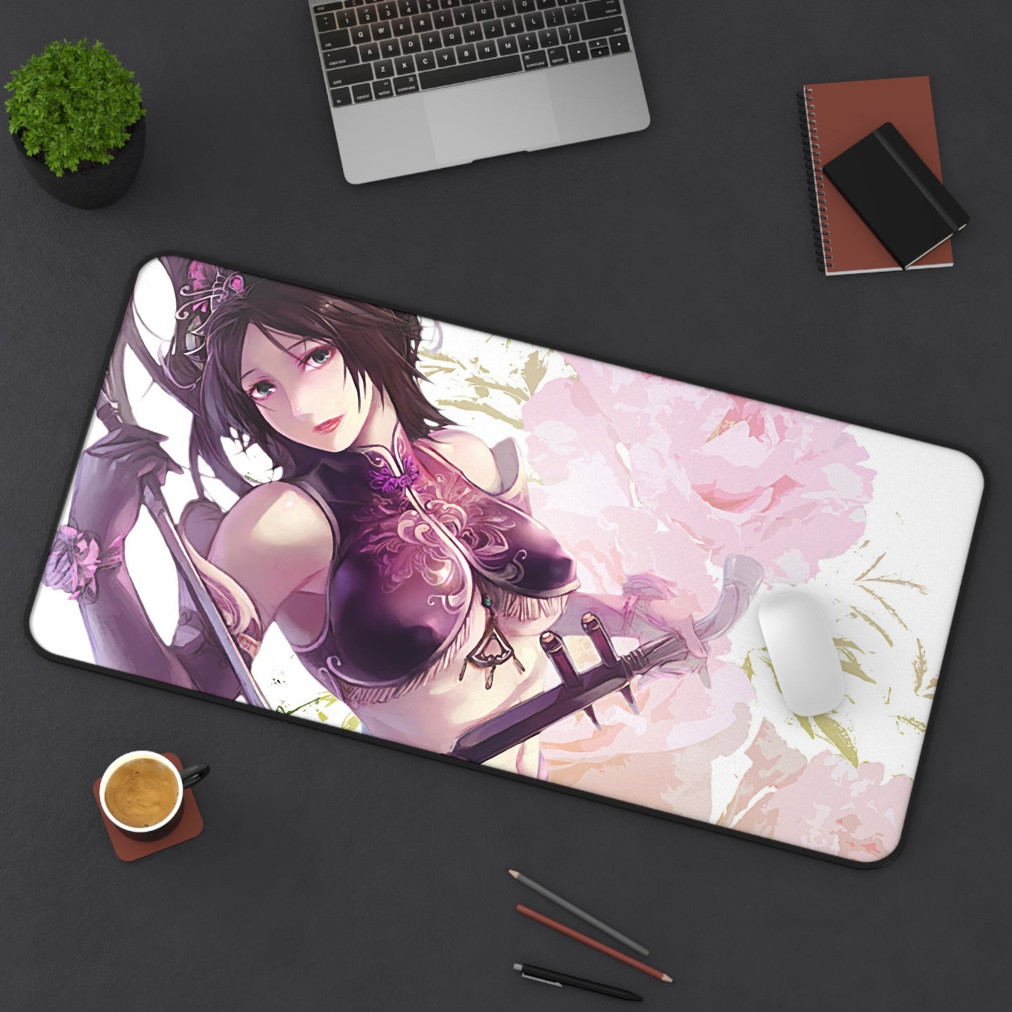 Dynasty Warriors Diao Chan Desk Mat - Non Slip Mousepad