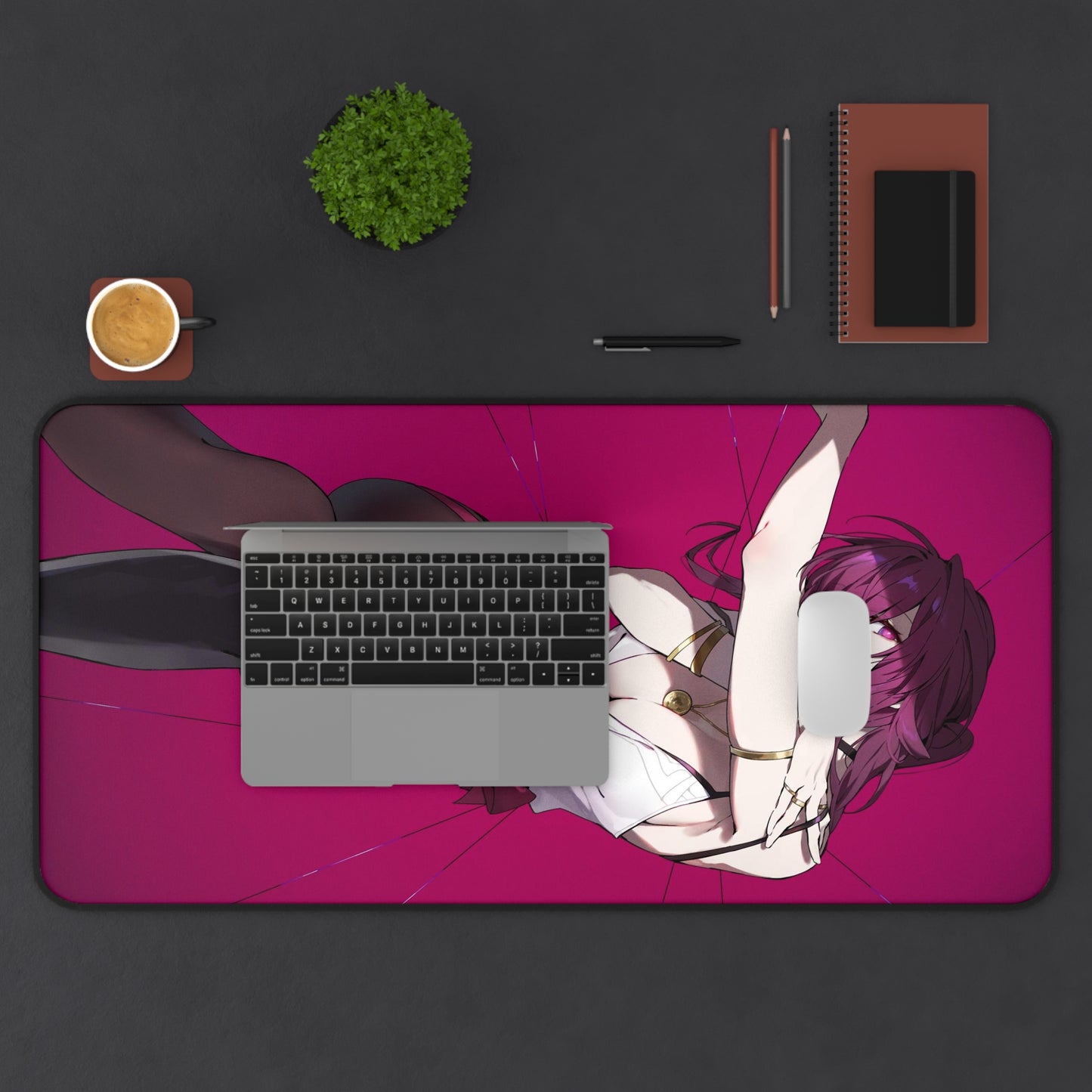 Kafka Honkai Star Rail Ecchi Desk Mat - XXL Gaming Mousepad - Nonslip Card Playmat