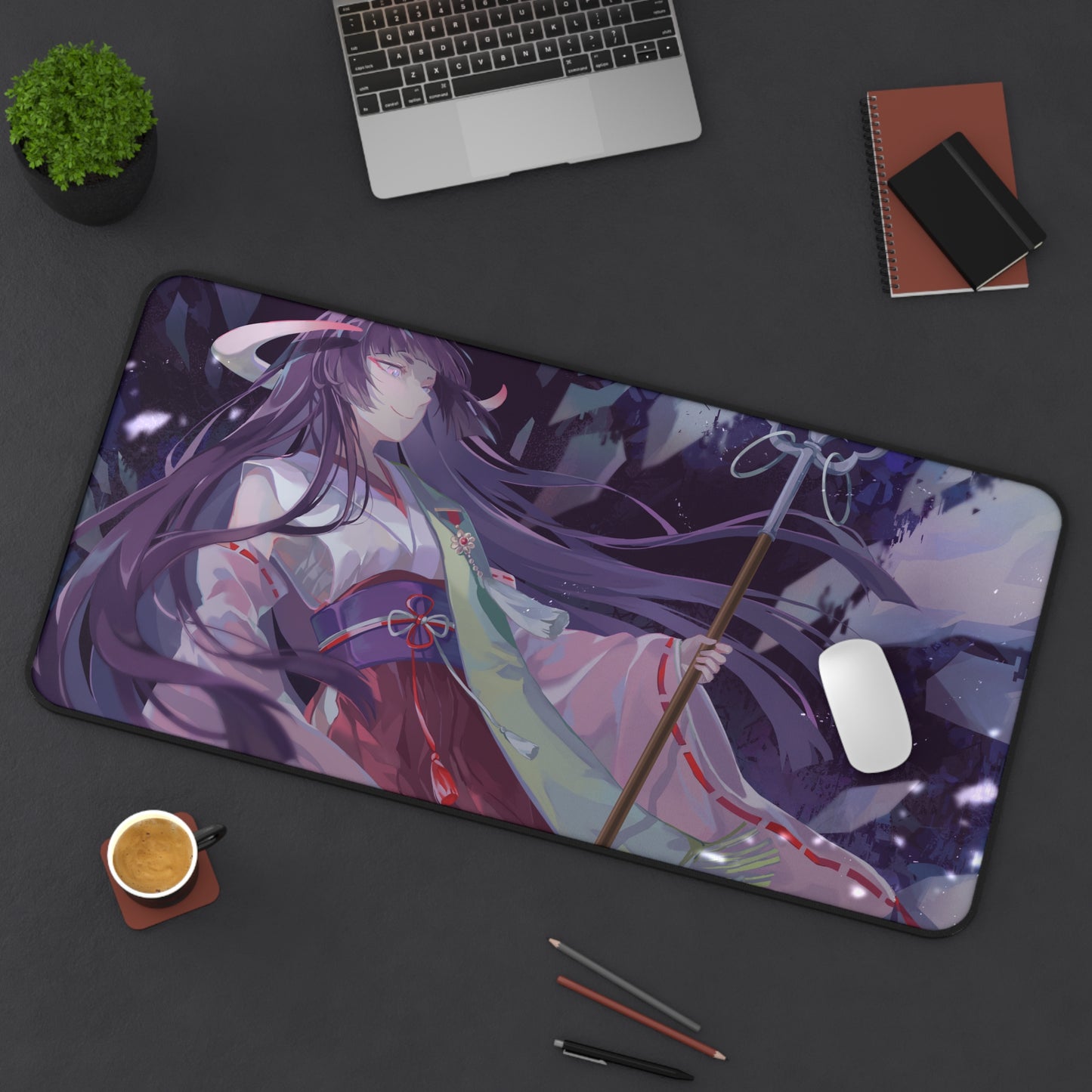 Umineko When They Cry Desk Mat - Featherine Augustus Aurora Mousepad - Non Slip Visual Novel Dojin Playmat - Umineko no Naku Koro ni