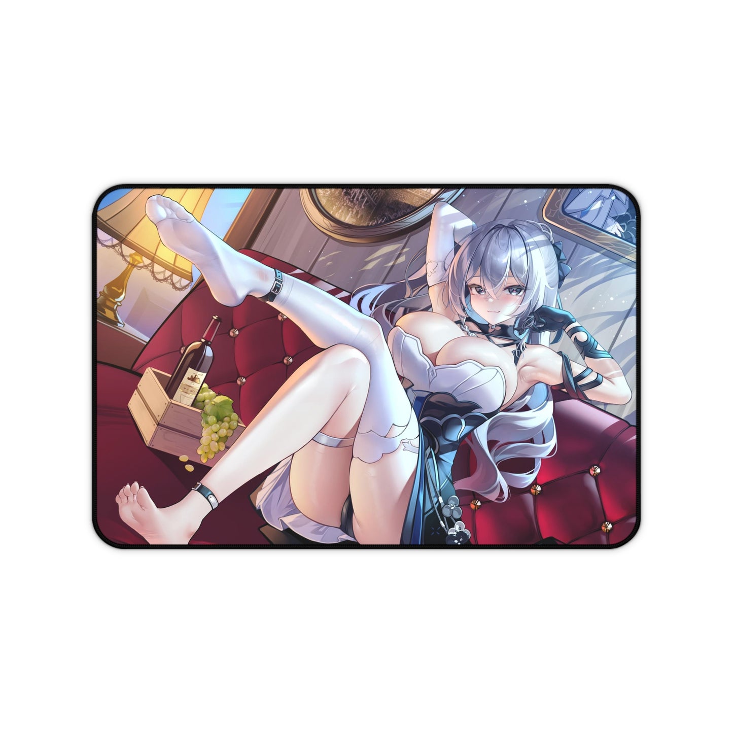 Bronya Zaychik Honkai Impact 3rd Ecchi Desk Mat - XXL Gaming Mousepad - Nonslip Card Playmat