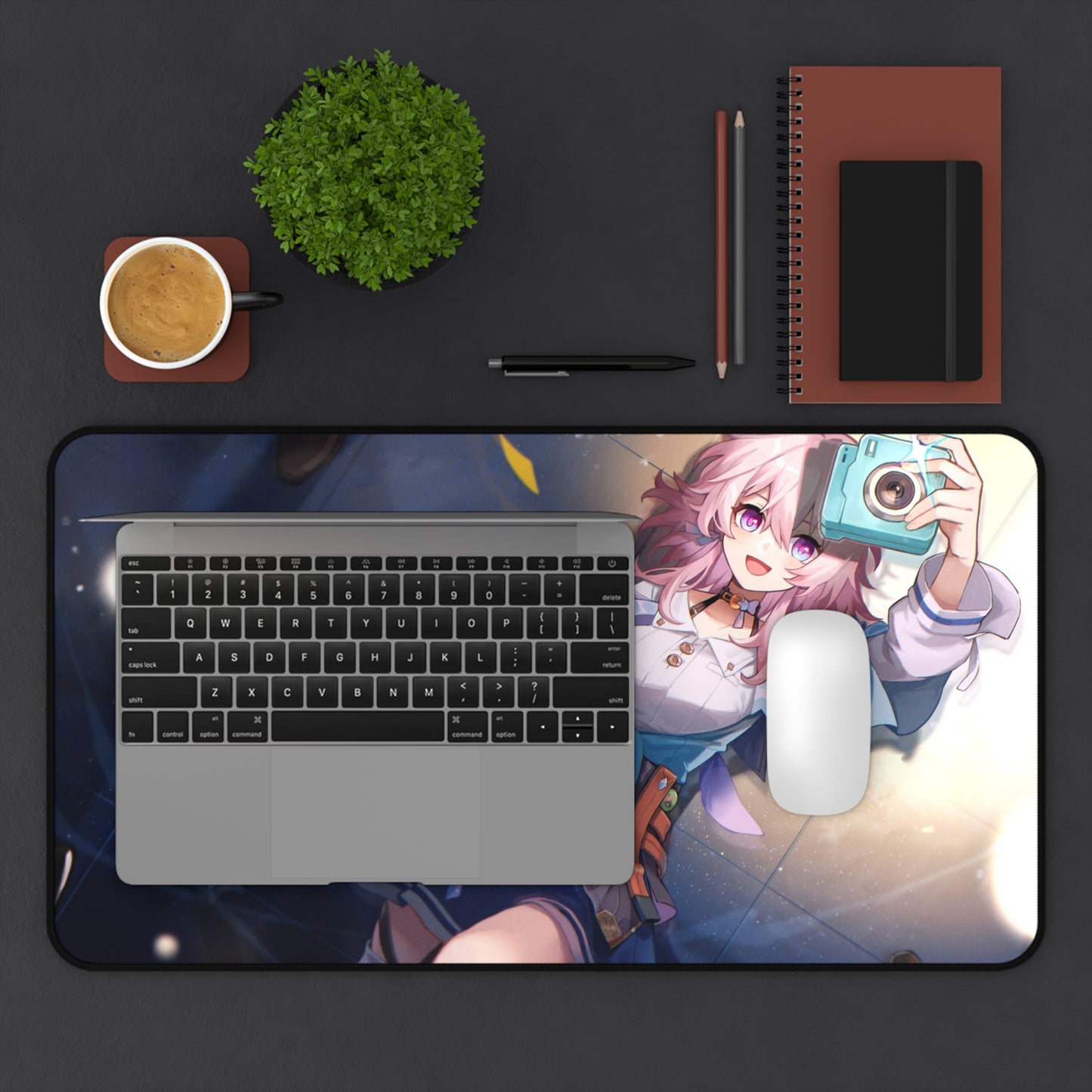 March 7Th Camera Honkai Star Rail Desk Mat - XXL Gaming Mousepad - Nonslip Card Playmat