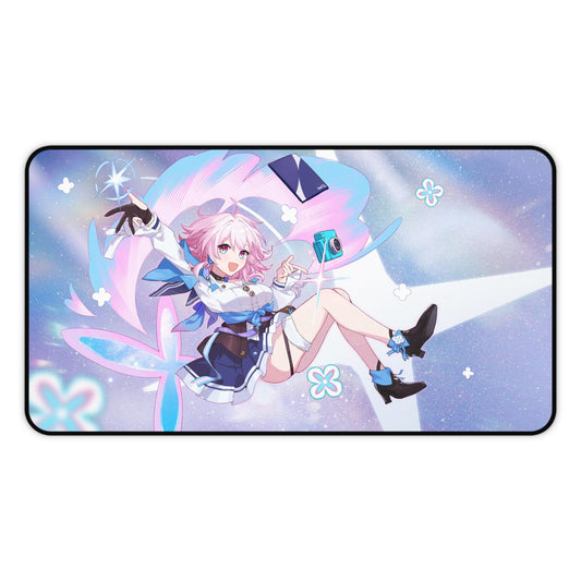 March 7Th Honkai Star Rail Waifu Desk Mat - XXL Gaming Mousepad - Nonslip Card Playmat