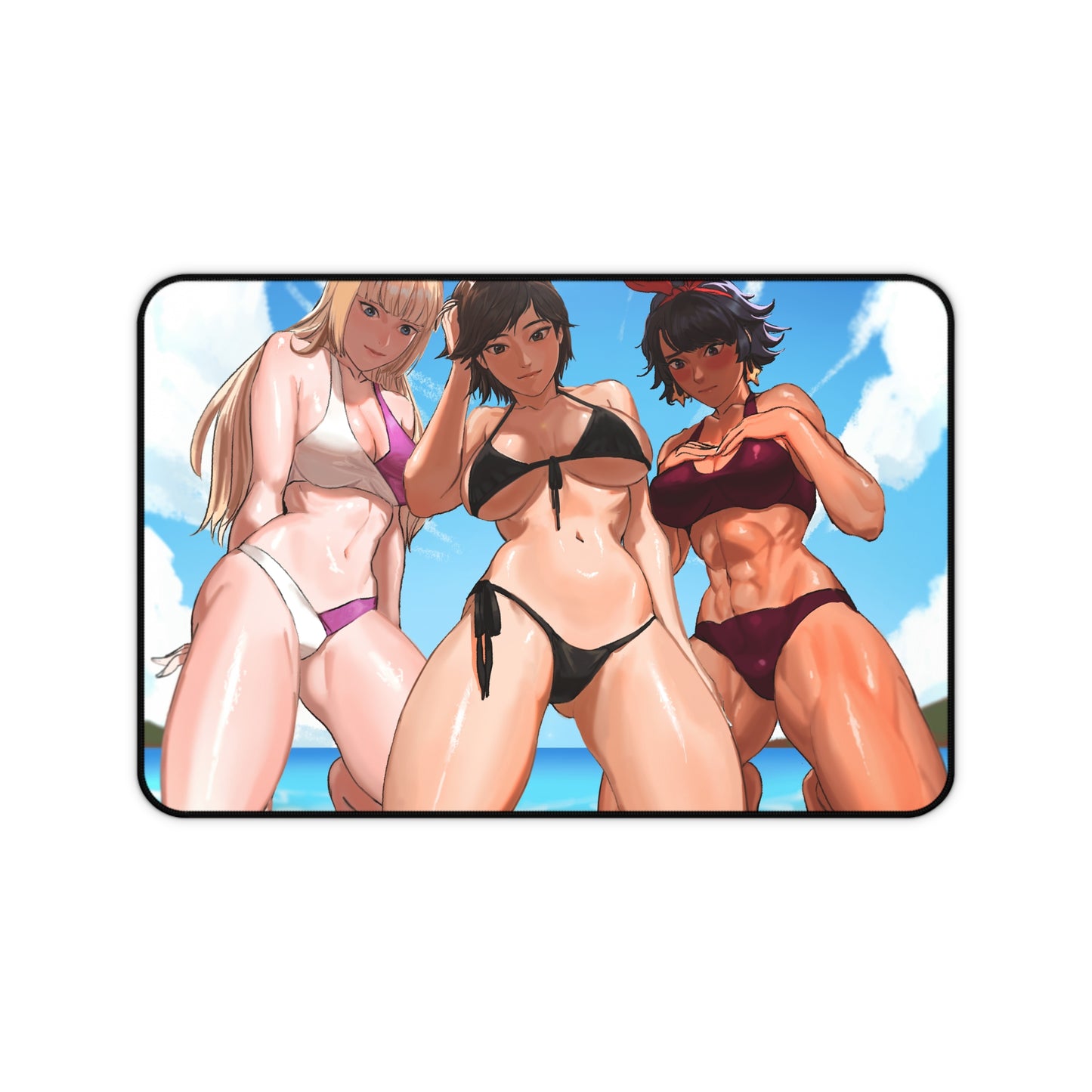 Tekken Bikini Waifus Desk Mat - Non Slip Mousepad